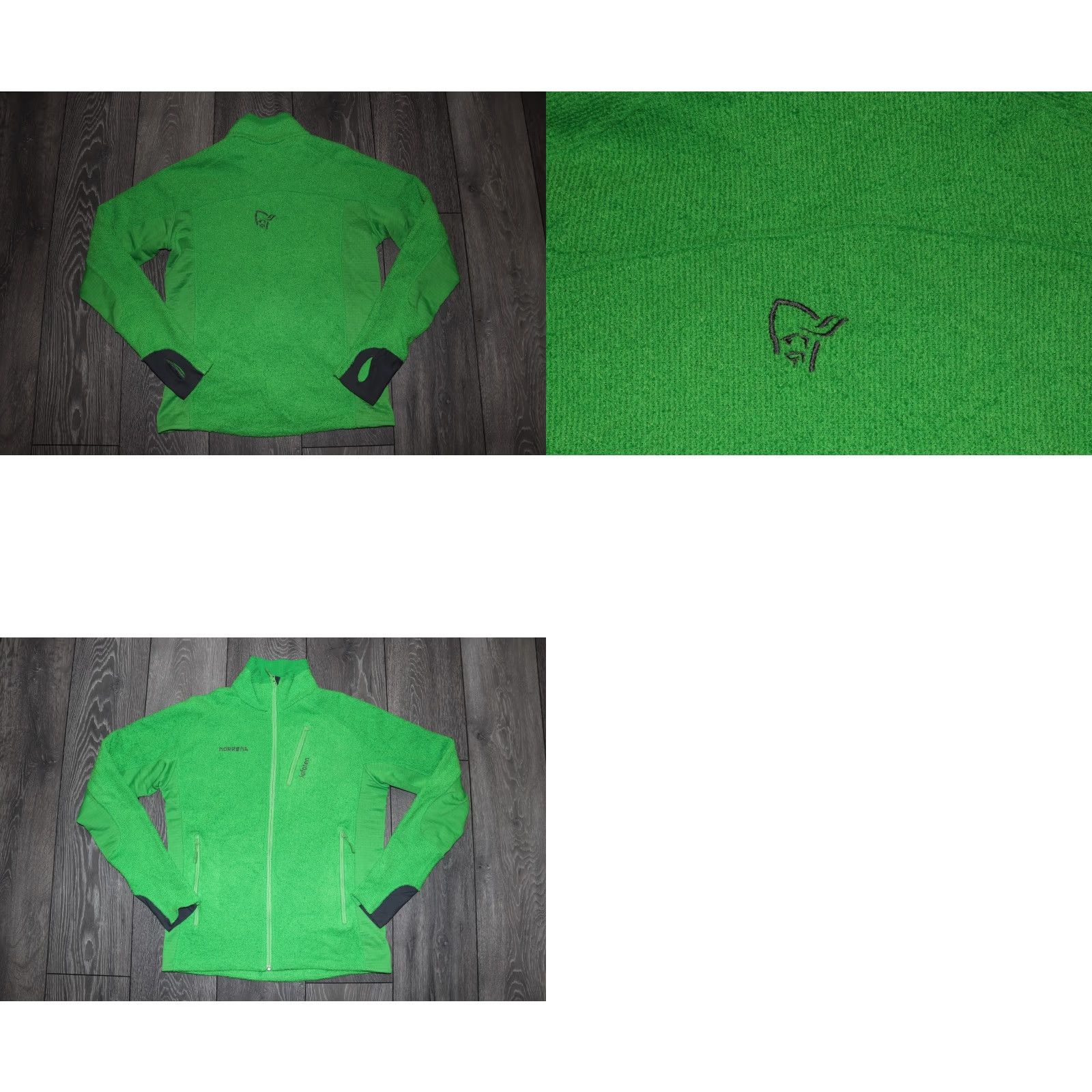 Vintage NORRONA LOFOTEN MIDLAYER FLEECE JACKET WOMEN'S SIZE M GREEN FULL ZIP LADYS Size M / US 6-8 / IT 42-44 - 8 Thumbnail