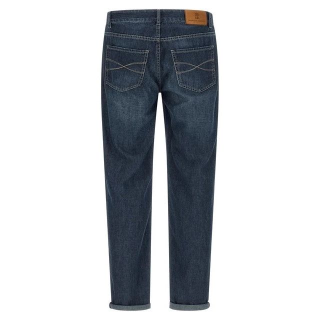 Brunello Cucinelli BRUNELLO CUCINELLI Dark Denim Trousers New & Authentic (Men' Size US 30 / EU 46 - 2 Thumbnail