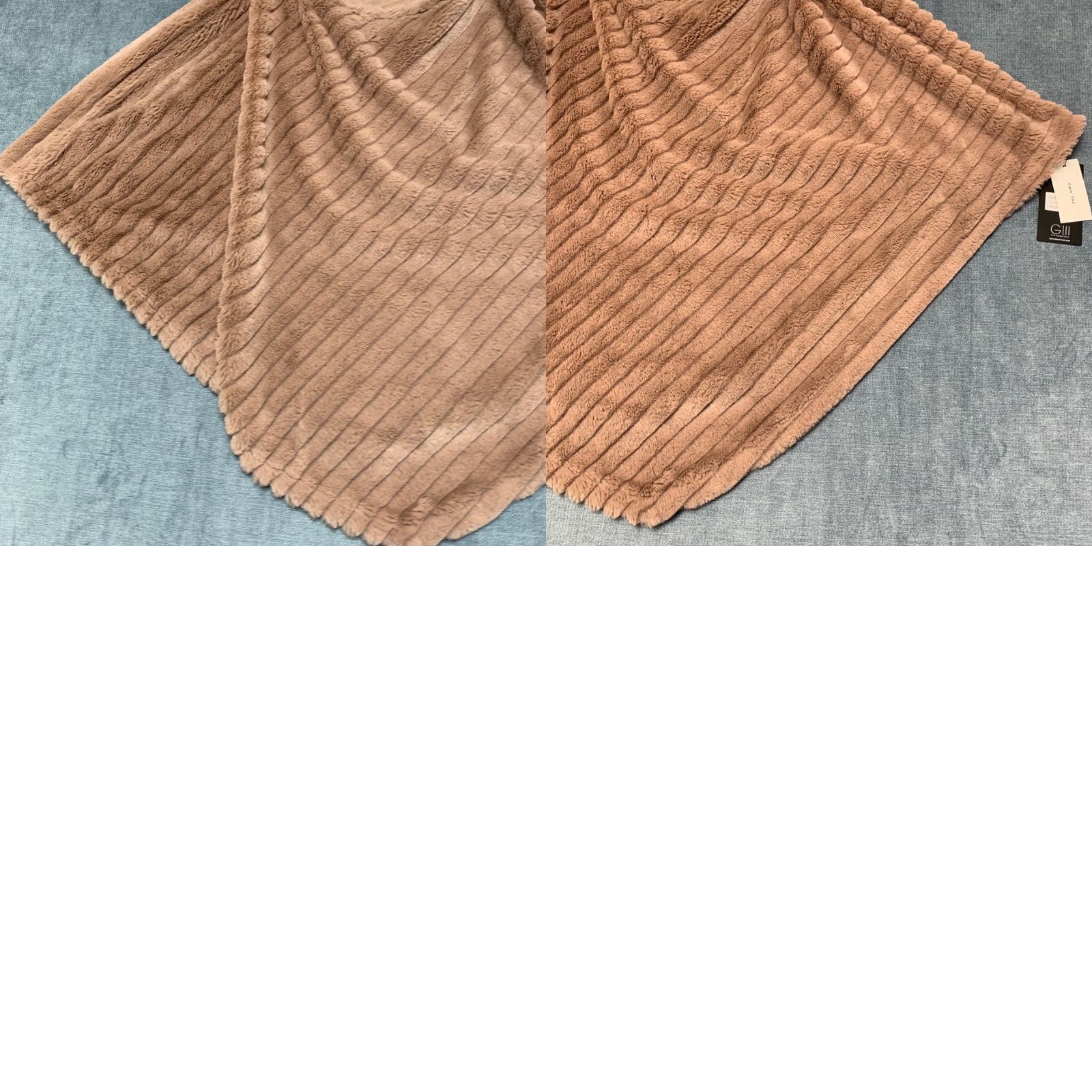 Vintage Black Rivet Poncho Sweater Womens L/XL Mauve Sleeveless Faux Fur Ribbed Warm Knit Size L / US 10 / IT 46 - 10 Thumbnail