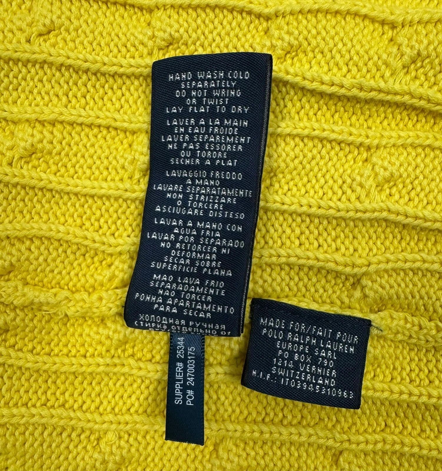 Ralph Lauren Ralph Lauren Cable Knit Sweater V-Neck Vintage size M Size M / US 6-8 / IT 42-44 - 13 Thumbnail