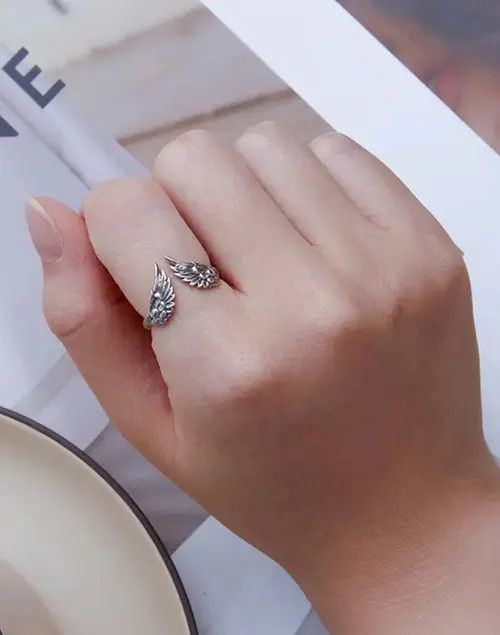 Jewelry Yuriko x Kazue 925 Sterling Silver Adjustable Ring Size ONE SIZE - 2 Thumbnail