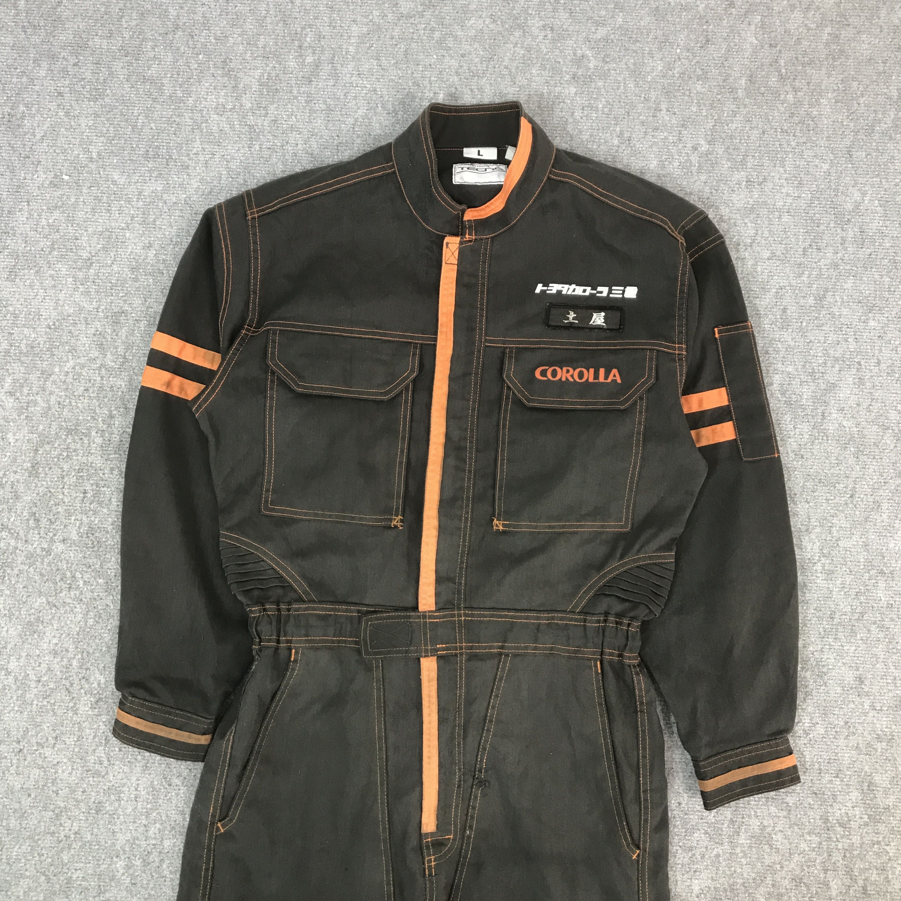 Japanese Brand COROLLA TOYOTA MOTORSPORT COVERALL JACKET Size US L / EU 52-54 / 3 - 4 Thumbnail