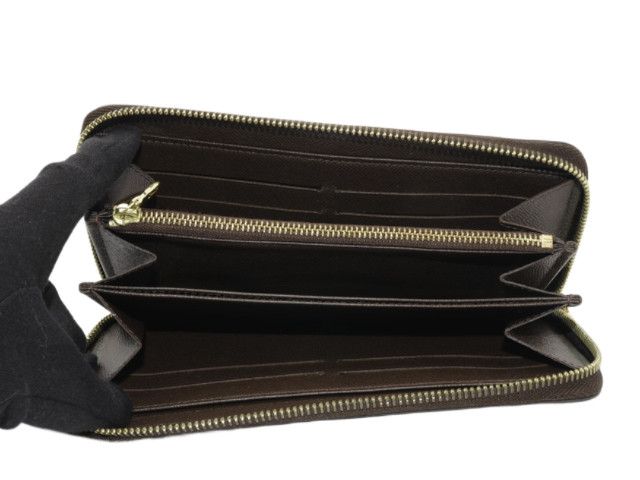 Louis Vuitton Louis Vuitton Damier Ebene Zippy Brown Wallet Size ONE SIZE - 4 Thumbnail