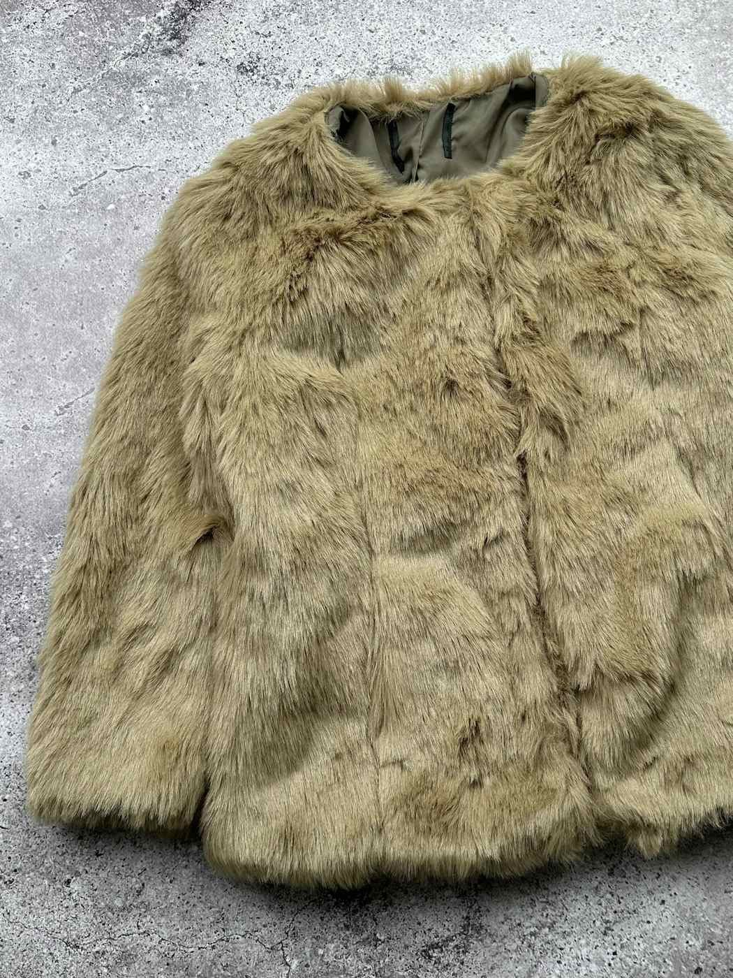 Vintage Vintage Faux Fur Jacket C88(V166) Size XS / US 0-2 / IT 36-38 - 2 Thumbnail