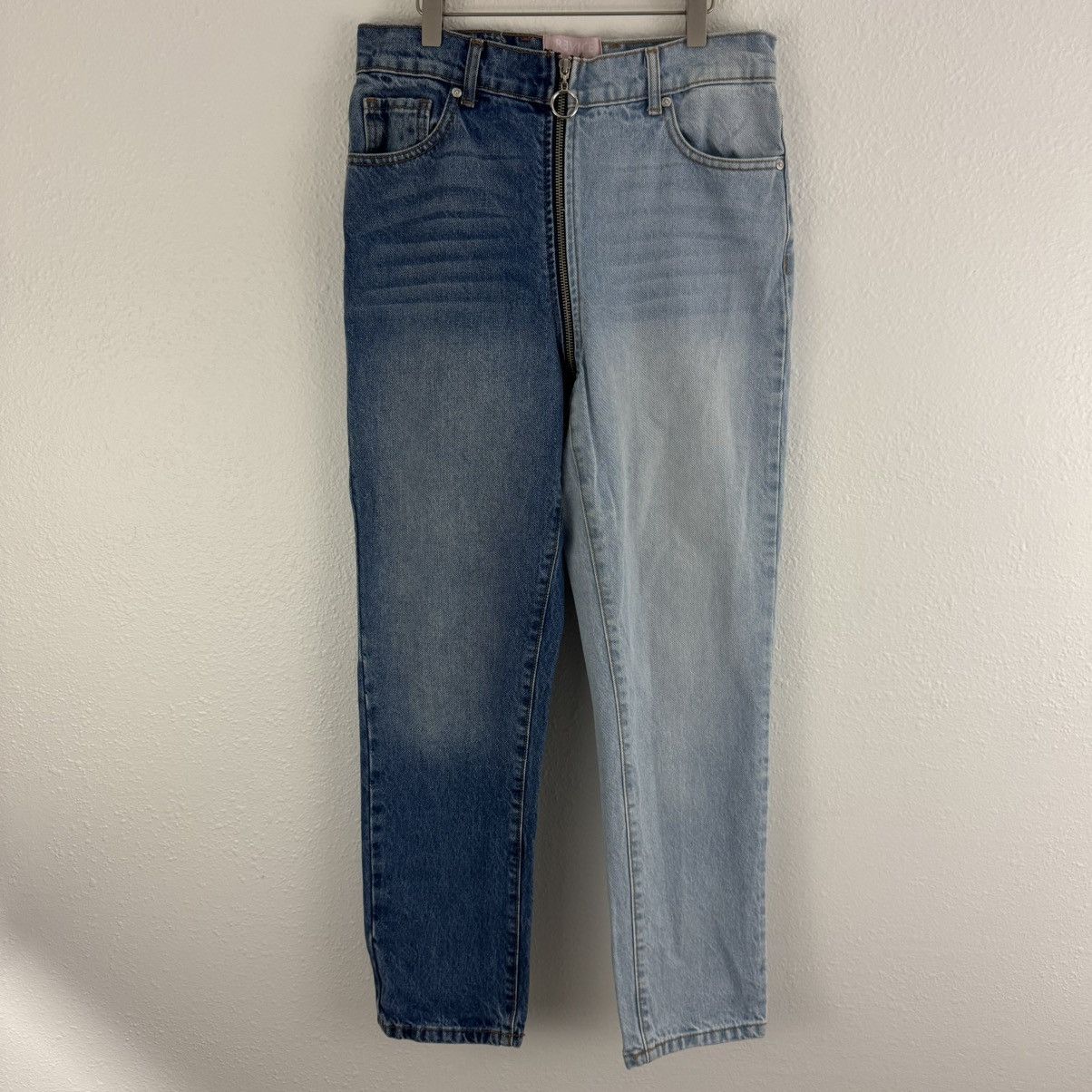 Other REVICE Two Tone Tokyo Ying Yang High Rise Straight Leg Jeans Size 28" / US 6 / IT 42 - 4 Thumbnail