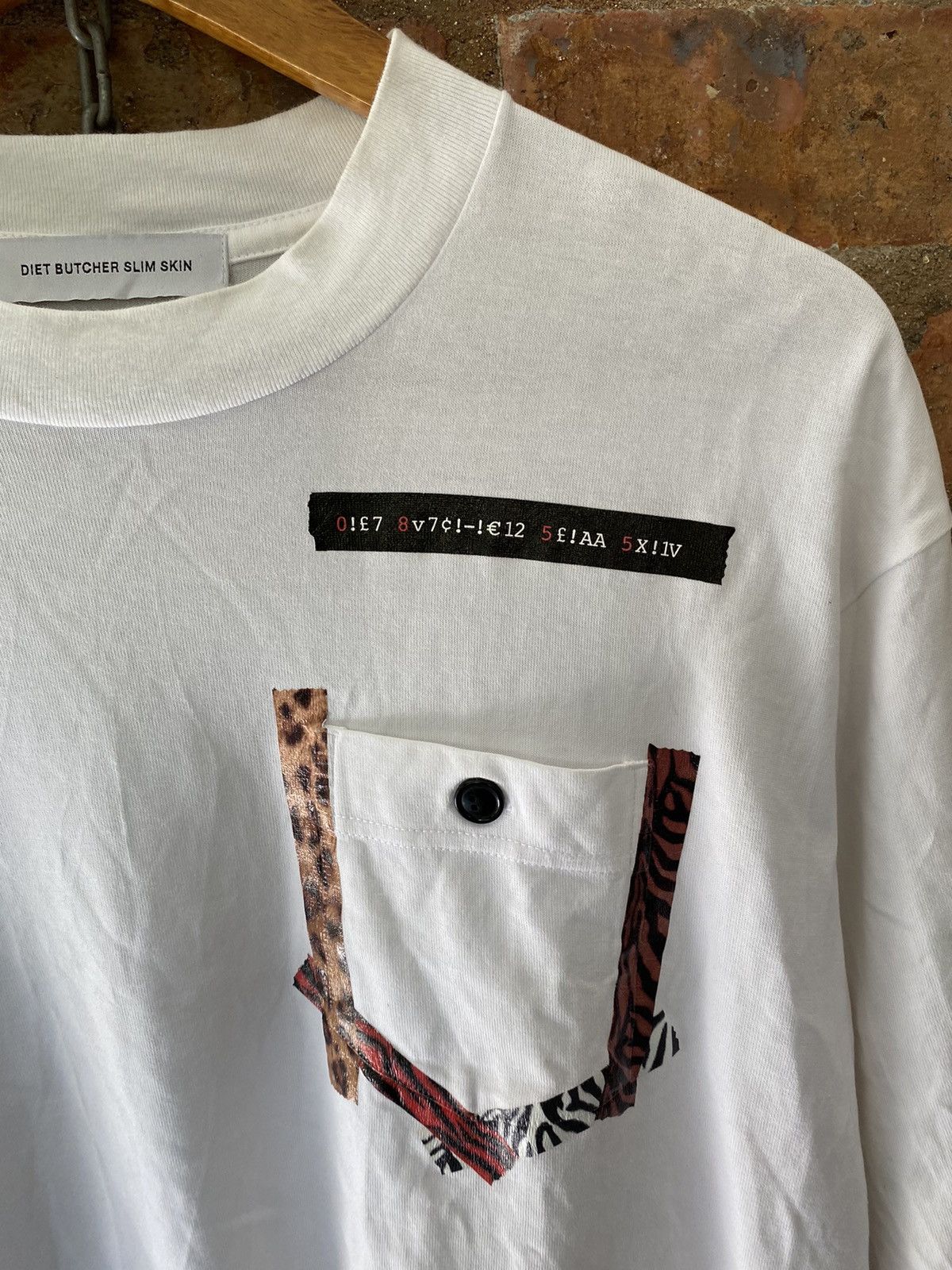 Diet Butcher Slim Skin AW18 leopard stripe tee Size US M / EU 48-50 / 2 - 4 Thumbnail