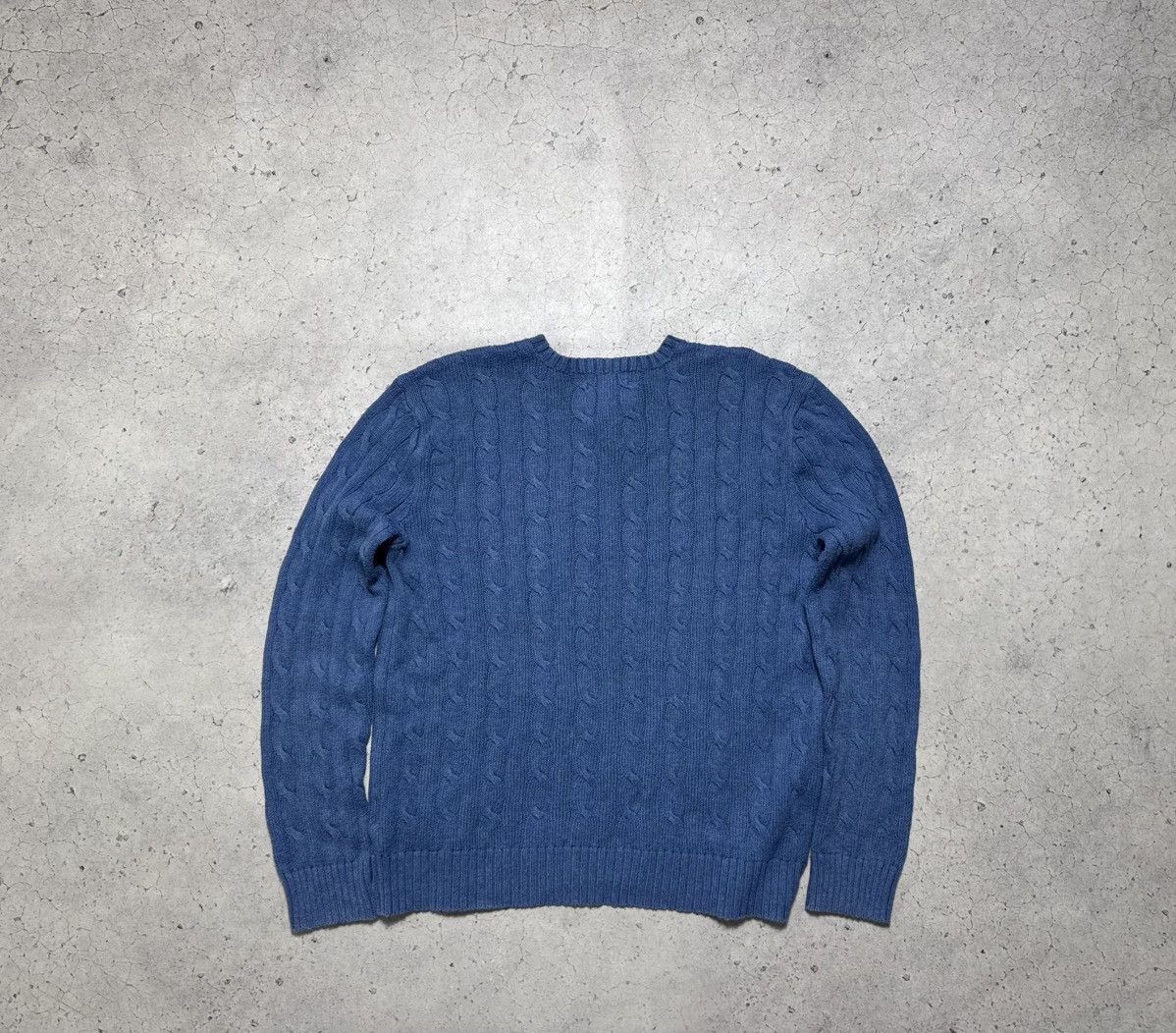 Polo Ralph Lauren Polo Ralph Lauren Blue Cable Knit Sweater Size M PRL Size US M / EU 48-50 / 2 - 9 Thumbnail
