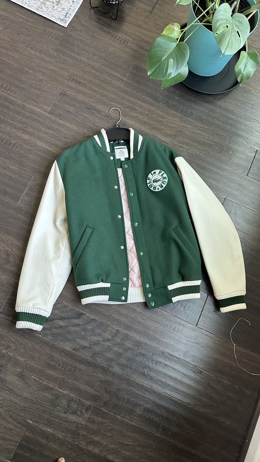 Lacoste Golf Le Fleur X Lacoste Varsity Jacket Size M Grailed