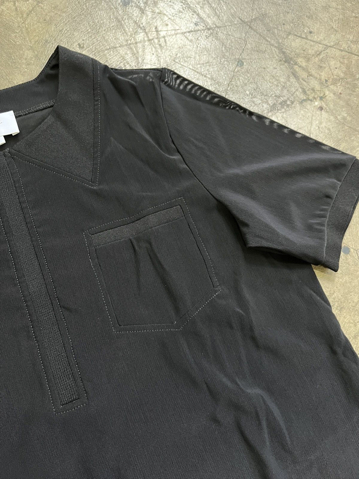 Thom Browne Thom Browne SS22 Mesh Polo Shirt (unisex) Size US XS / EU 42 / 0 - 6 Thumbnail