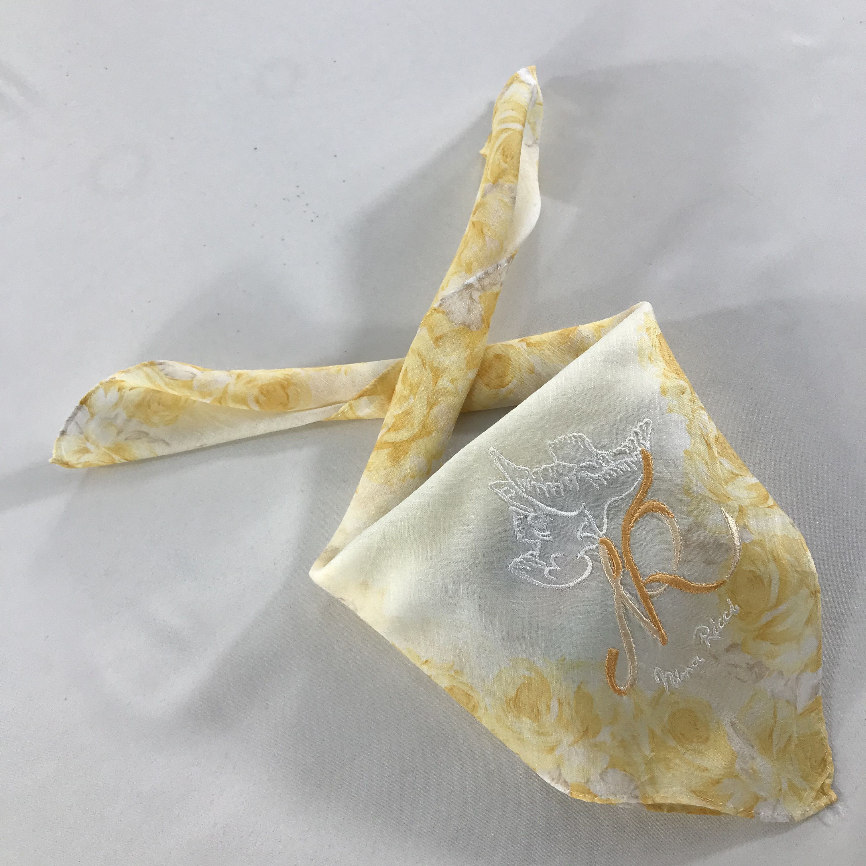 Nina Ricci × Vintage Nina Ricci Bandana / Handkerchief / Neckerchief - S1418 Size ONE SIZE - 4 Thumbnail