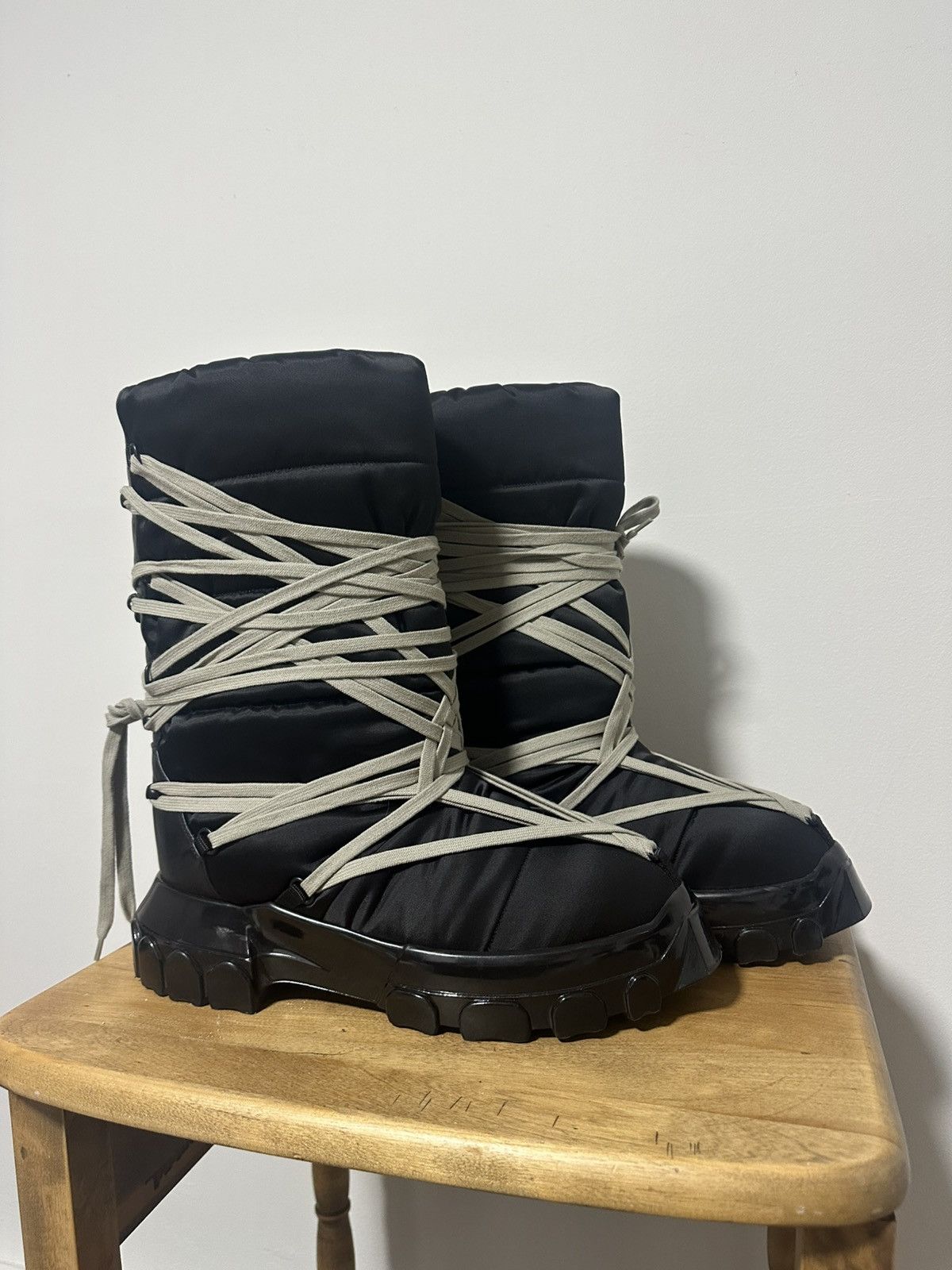 Rick Owens Rick Owens lunar boots megalace Size US 10 / EU 43 - 4 Thumbnail
