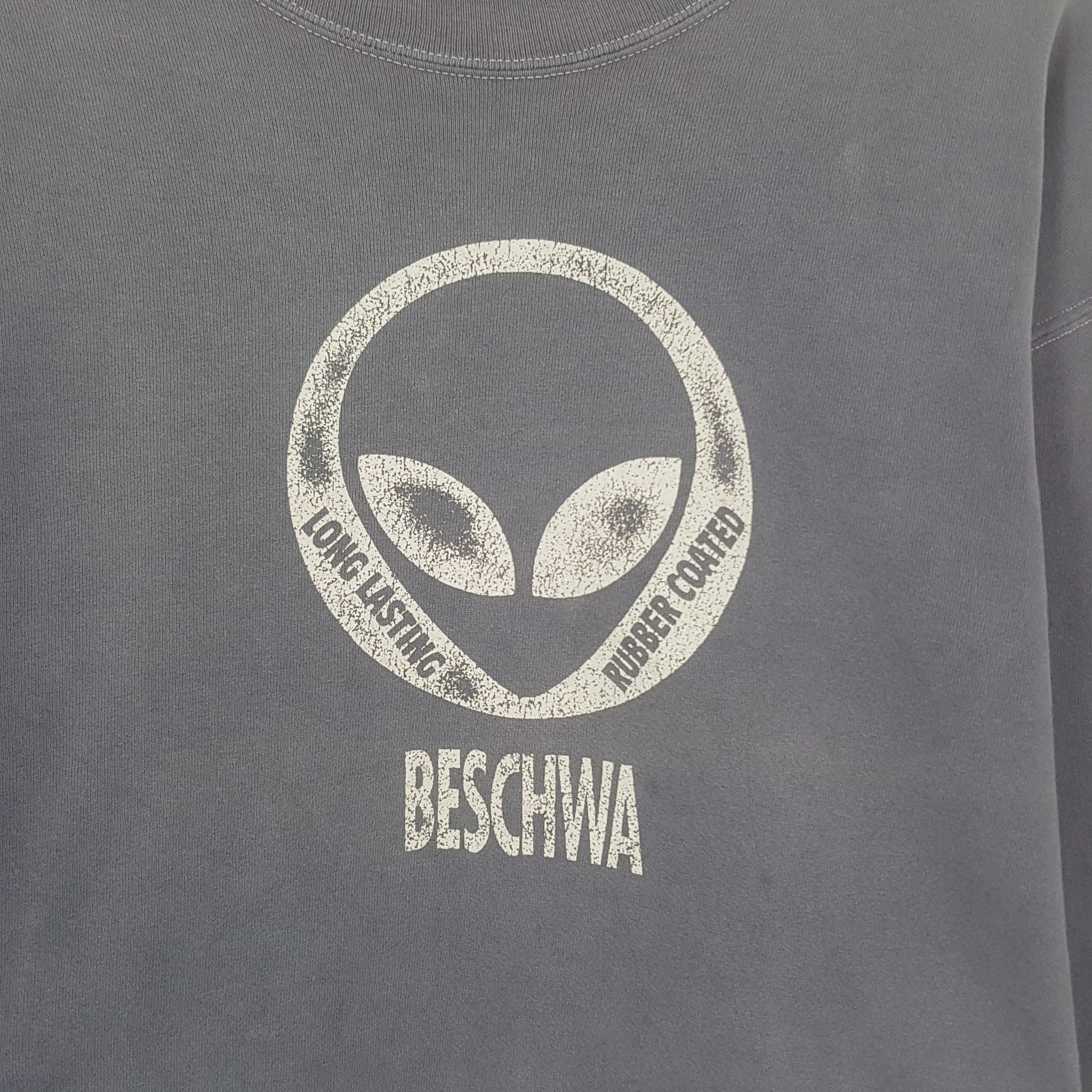 Vintage Vintage Beschwa Alien Sweatshirt Size US XL / EU 56 / 4 - 2 Thumbnail