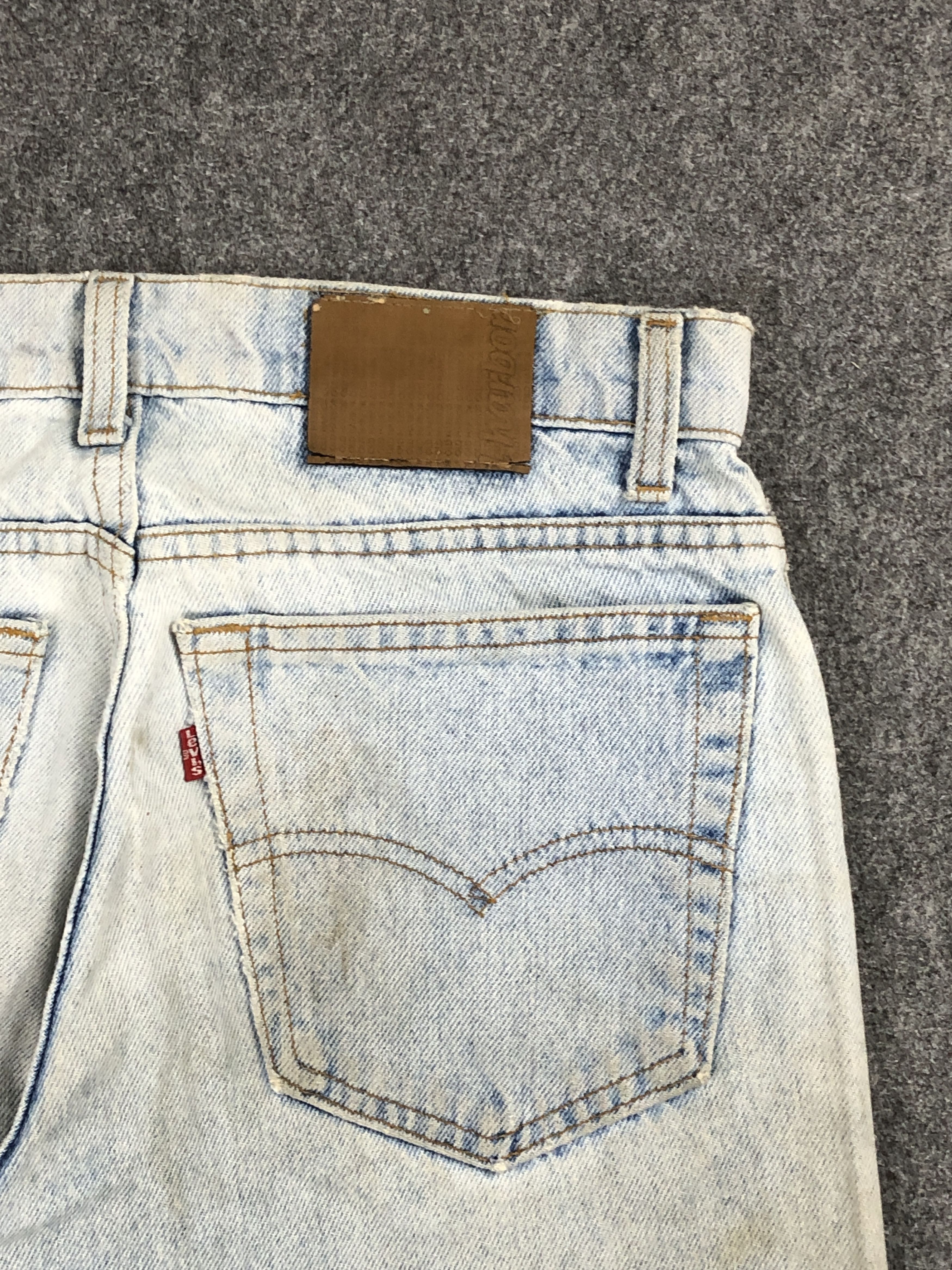 Levi's Vintage 90s Levis 505 Dirty Light Washed Jeans DP2256 Size US 29 - 18 Thumbnail