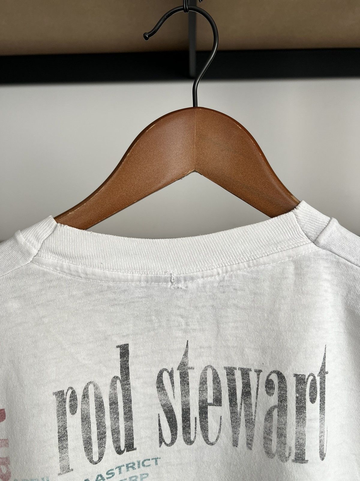 Band Tees Vintage 1991 Rod Stewart Rhythm of My Heart Tour T-shirt Size US XL / EU 56 / 4 - 15 Thumbnail