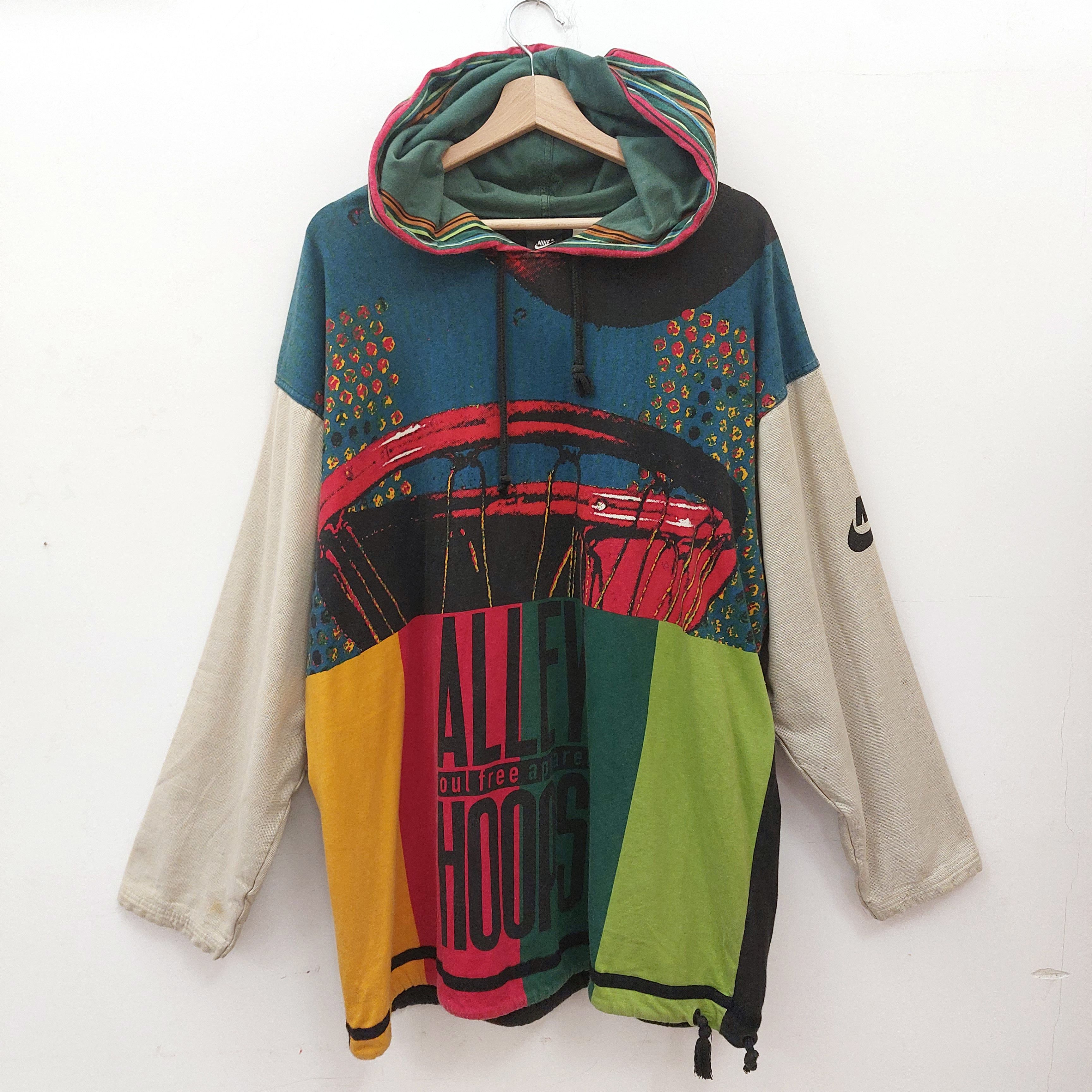 Nike Nike Alley Hoops Dunk Yard vintage 90s set XL jacket hoodie Size US XL / EU 56 / 4 - 10 Thumbnail