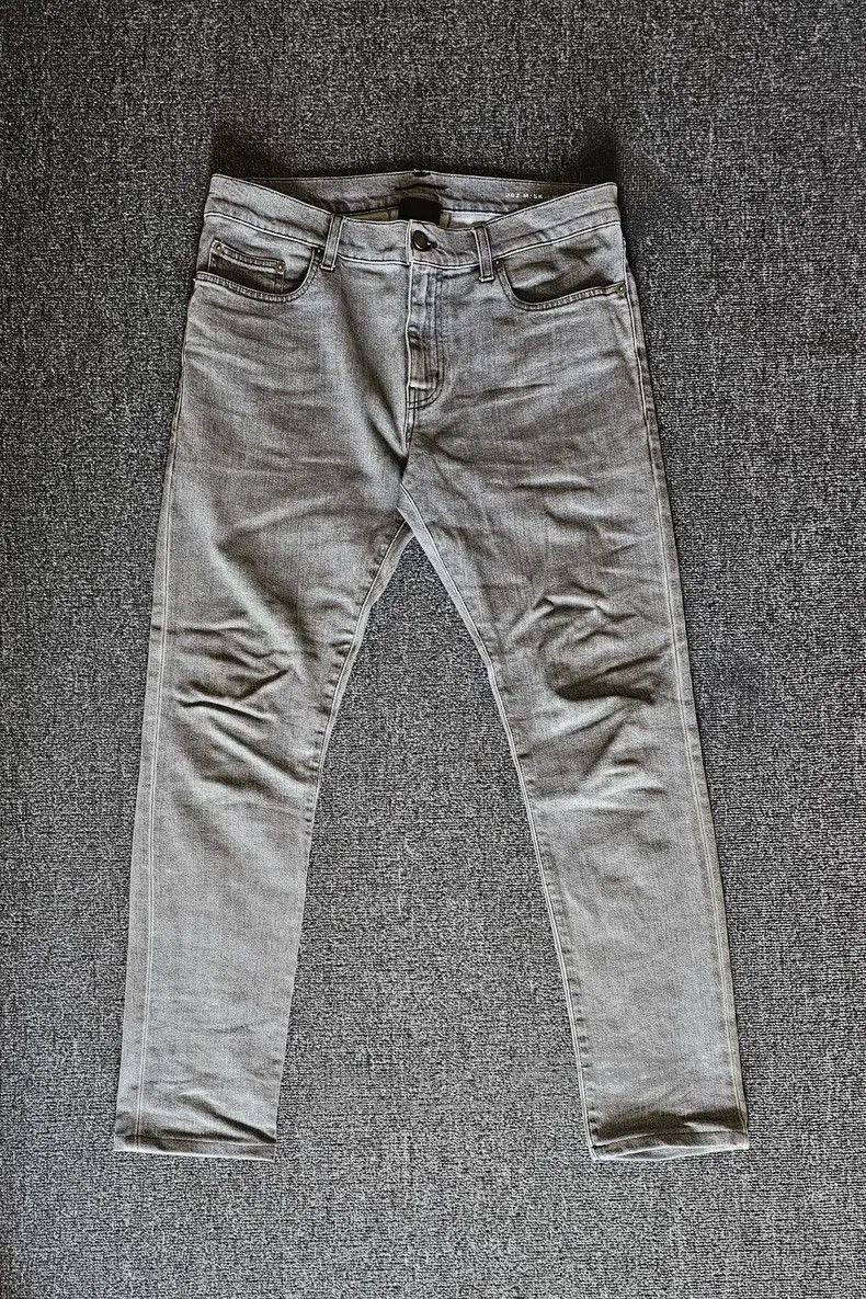 Saint Laurent Gray D02 Modified Jeans.
