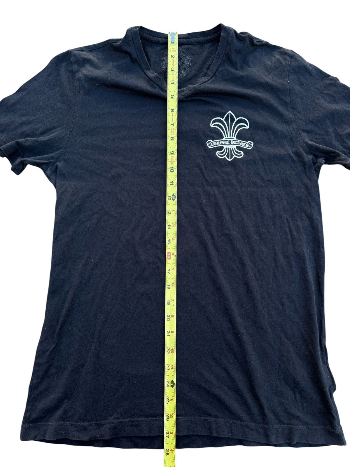 Chrome Hearts Chrome hearts fleur v neck t shirt Size US M / EU 48-50 / 2 - 6 Thumbnail