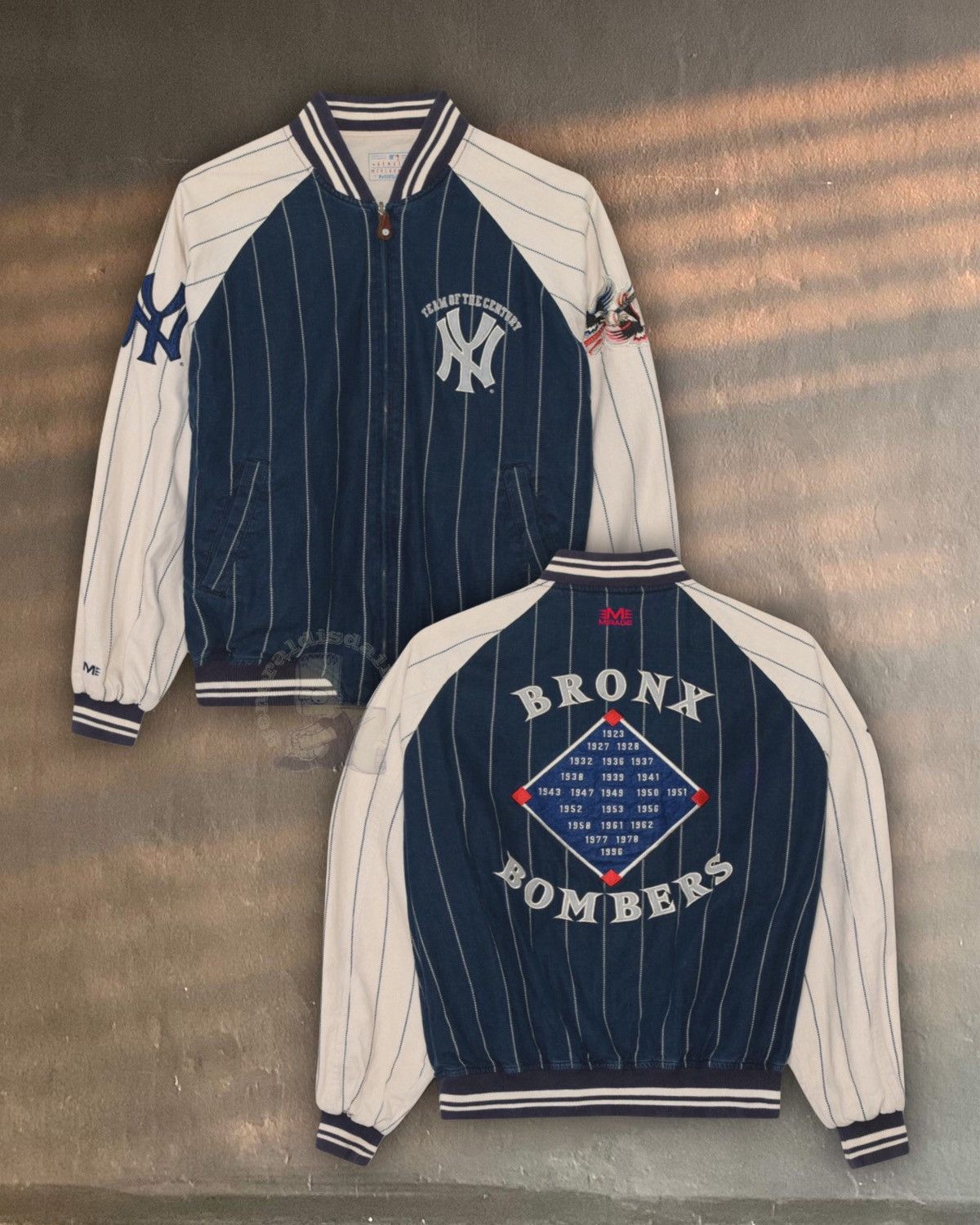 New York Yankees 90s authentic MLB yankees bronx bombers world series varsity Size US XL / EU 56 / 4 - 1 Thumbnail