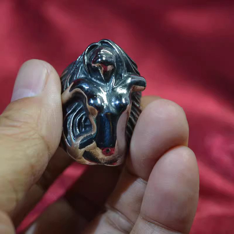 Jewelry Beauty Retro Jewelry Rings Open Size Chrome Ring (Size 7-13) Size ONE SIZE - 1 Thumbnail