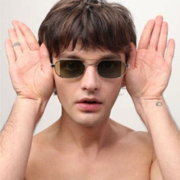 Off-White Off-White Off-White OERI14H LYNN 7606 Sunglasses Gold Oval Size ONE SIZE - 2 Thumbnail