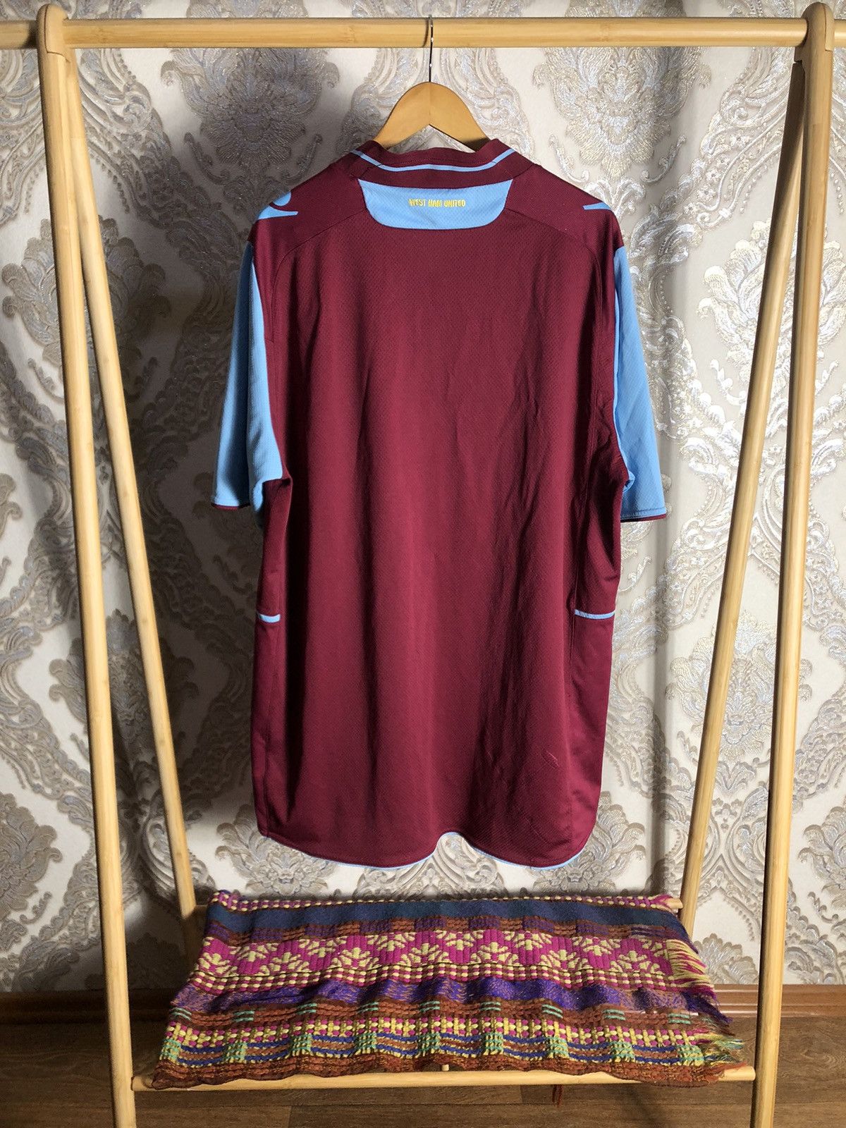 Other VERY RARE MACRON WEST HAM UNITED ENGLAND SOCCET JERSEY RETRO Size US XXL / EU 58 / 5 - 6 Thumbnail