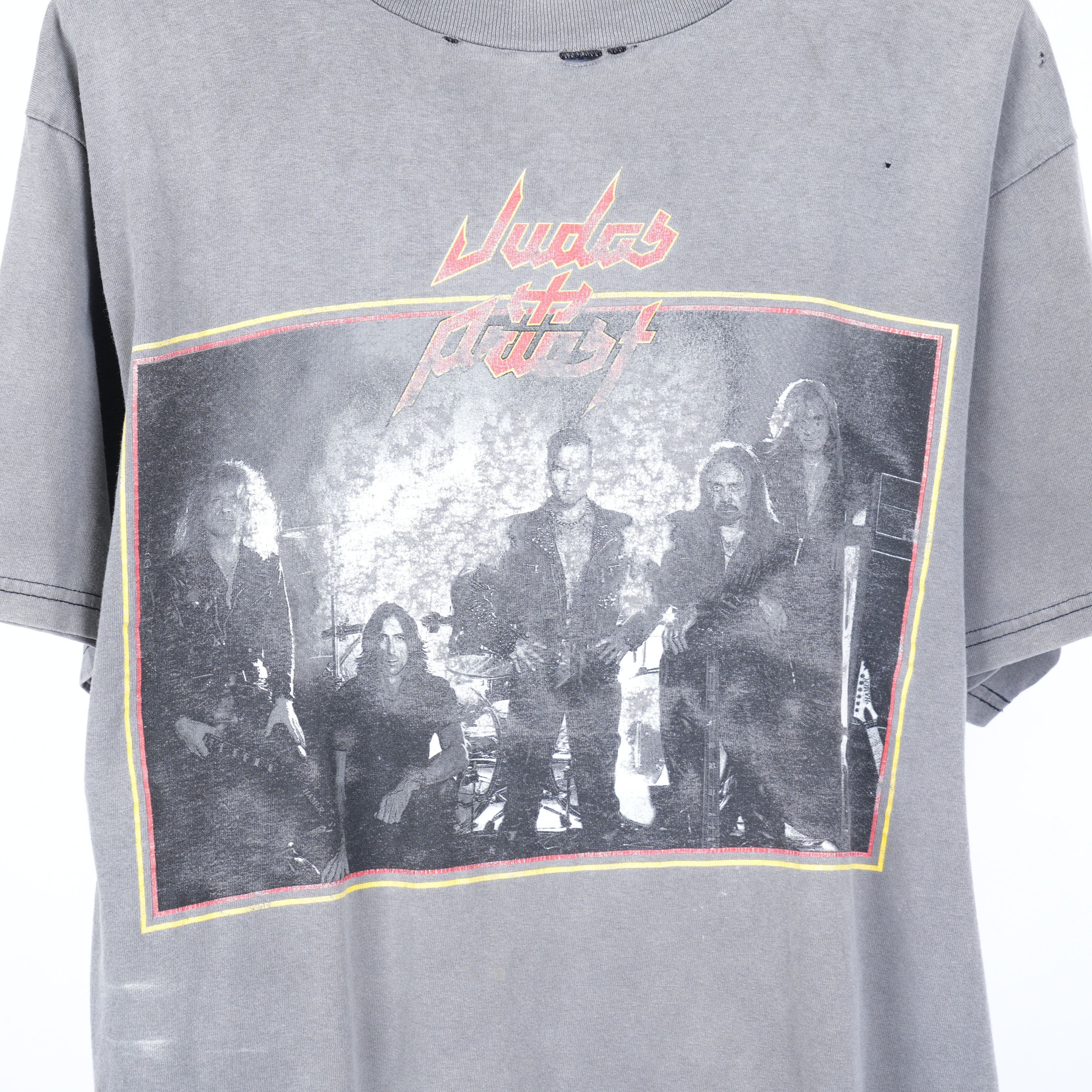 Vintage FADED JUDAS PRIEST TEE Size US XL / EU 56 / 4 - 3 Thumbnail
