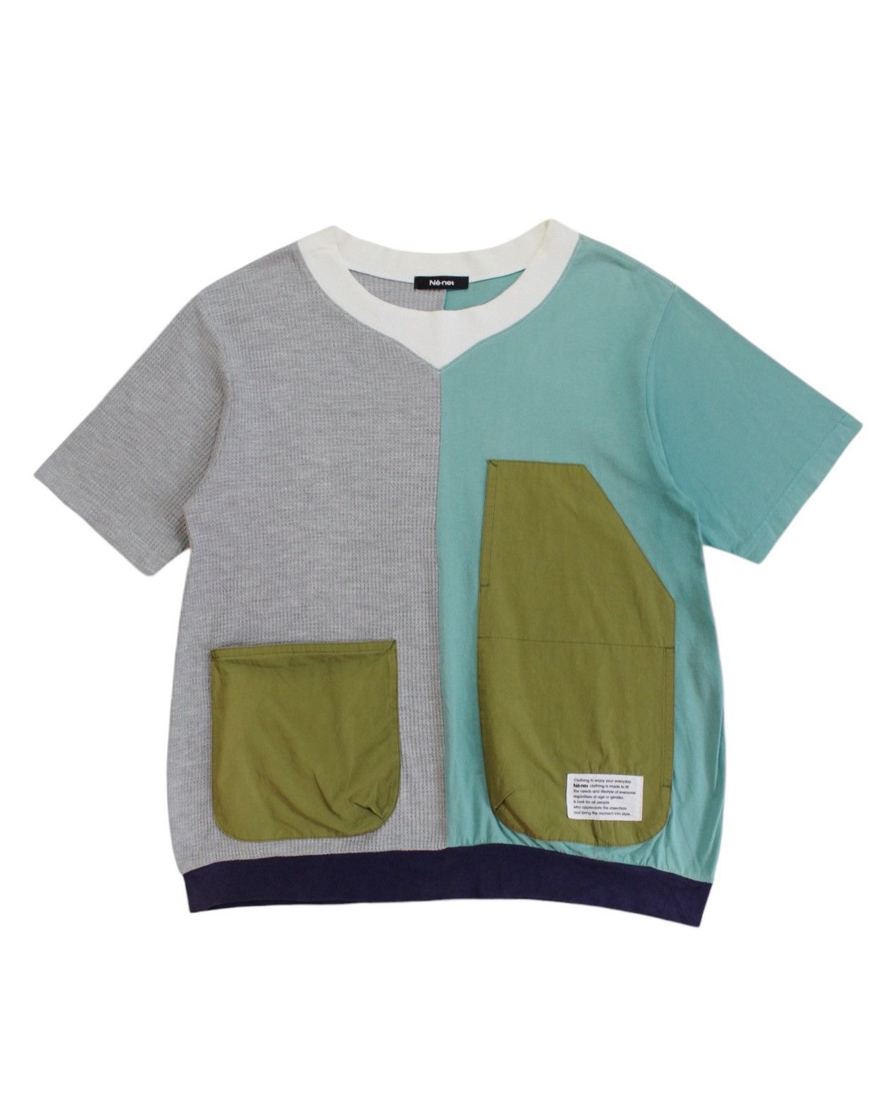 Ne-Net SS2011 NÉ-NET ASYMMETRIC PATCHWORK TEE Size US L / EU 52-54 / 3 - 1 Thumbnail
