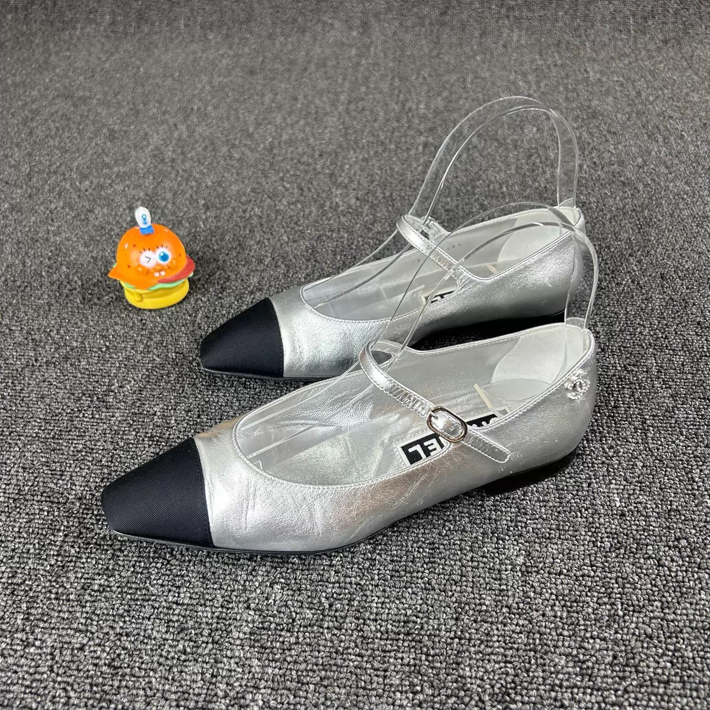 Chanel Chanel Women's Silver Mary Jane 36 Size US 5.5 / IT 35.5 - 1 Thumbnail
