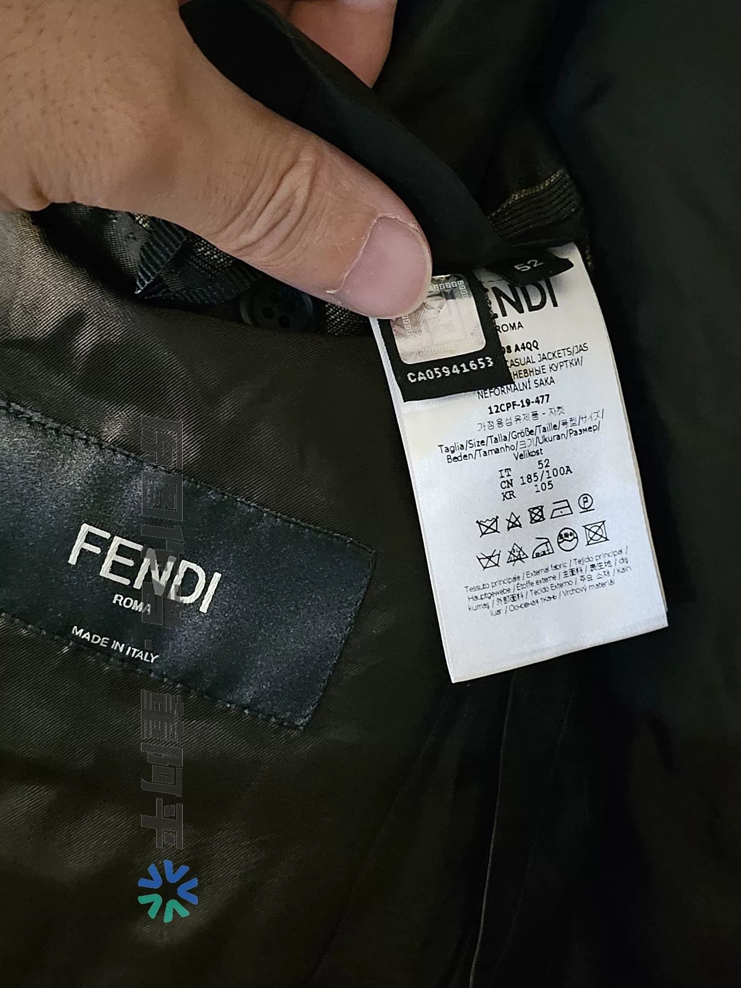 Fendi Fendi Monogram Suit Jacket and Pants Set Size US L / EU 52-54 / 3 - 4 Thumbnail