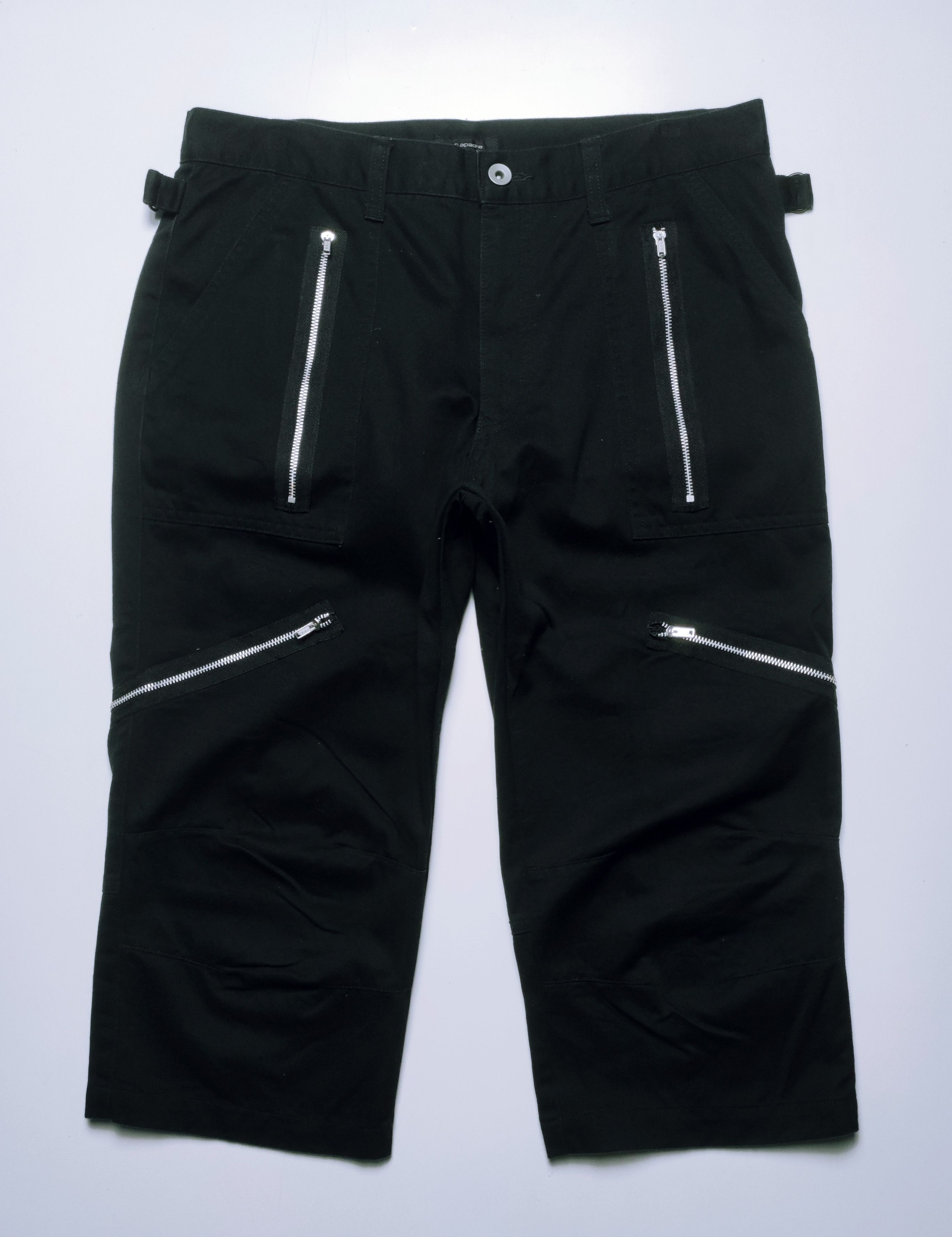Other Mc Apache Punk Inspired Zipper 3/4 Pants Size US 32 / EU 48 - 1 Thumbnail