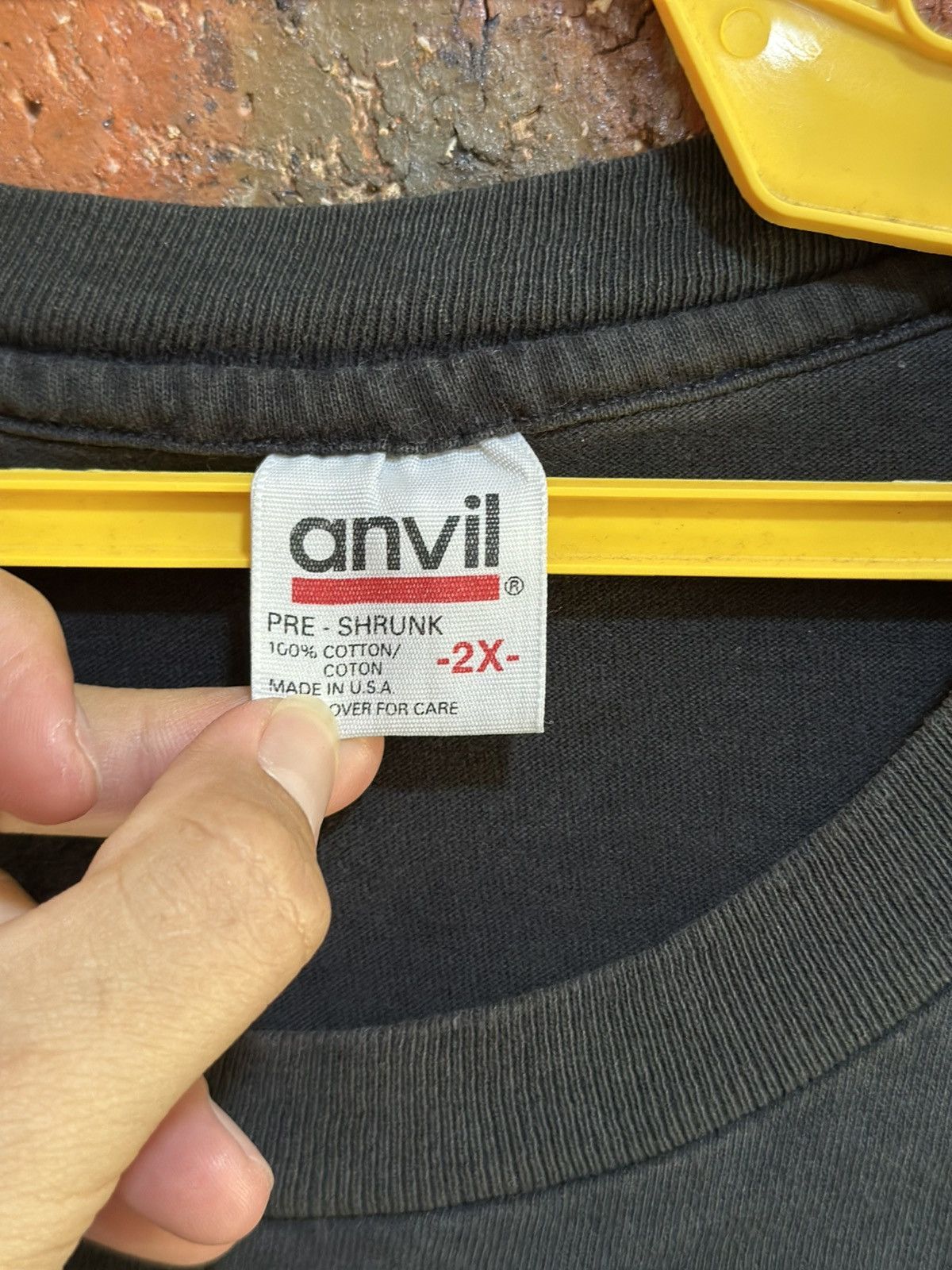 Anvil Thrashed Vintage 90s Northview Wrestling Distress Tee Size US XXL / EU 58 / 5 - 5 Thumbnail
