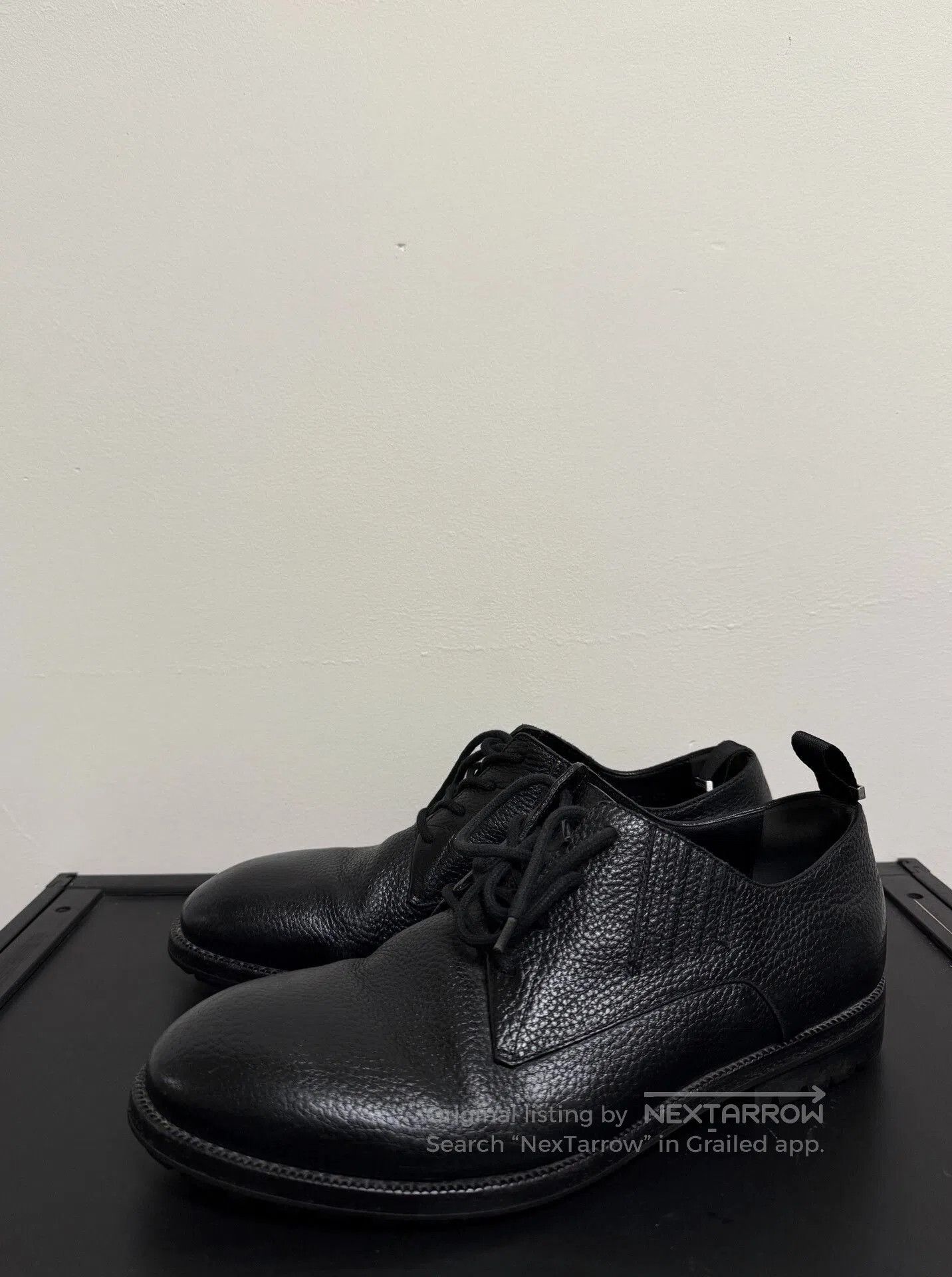 Balenciaga balenciaga 00s textured derby shoes. Size US 9 / EU 42 - 1 Thumbnail