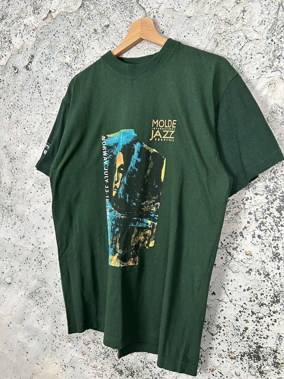 Band Tees Vintage 1998 Molde Jazz Festival Graphic Tee Hype Music Art Size US M / EU 48-50 / 2 - 2 Thumbnail