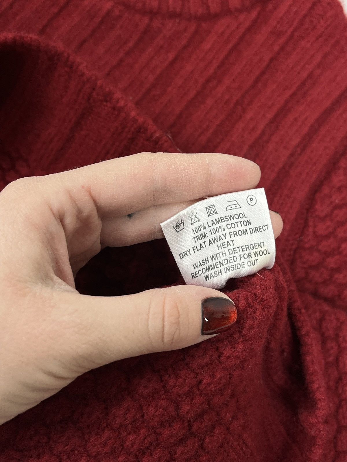 Barbour Vintage Woman’s Barbour International Wool Red Sweater Size S / US 4 / IT 40 - 6 Thumbnail