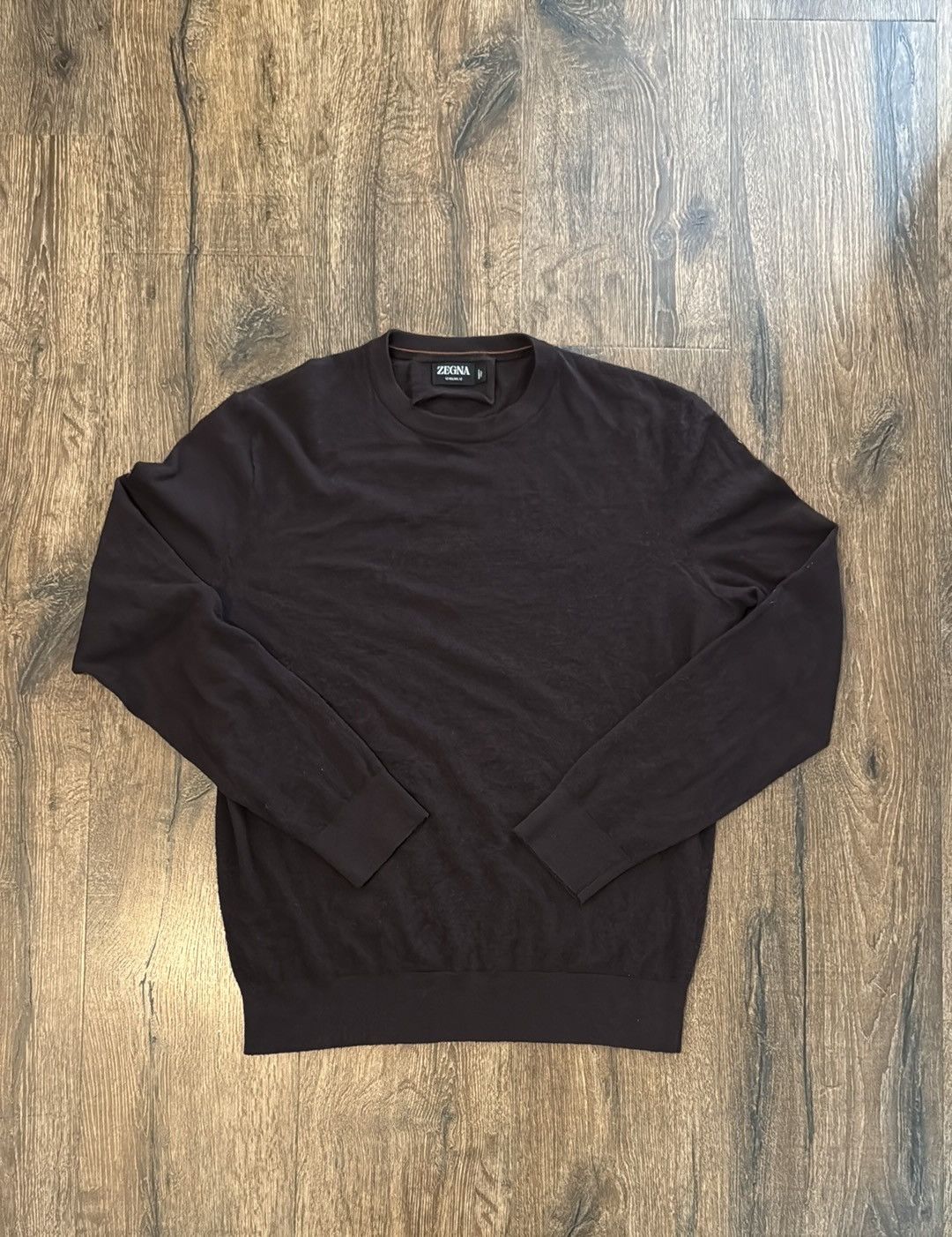Men's Zegna burgundy sweater