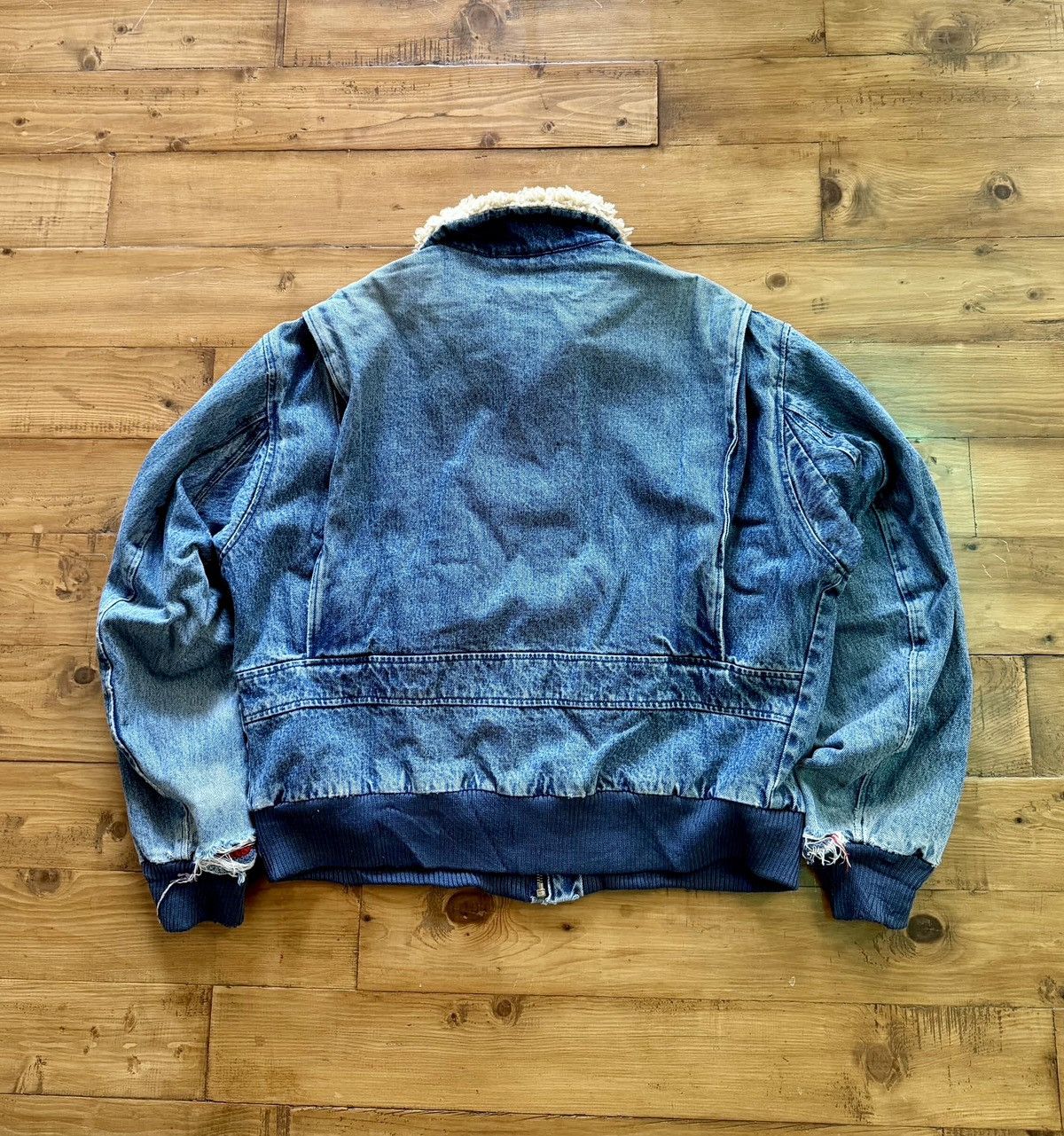Polo Ralph Lauren 💥CRAZY GRAIL💥 RALPH LAUREN A2 DENIM BOMBER JACKET Size US L / EU 52-54 / 3 - 2 Thumbnail