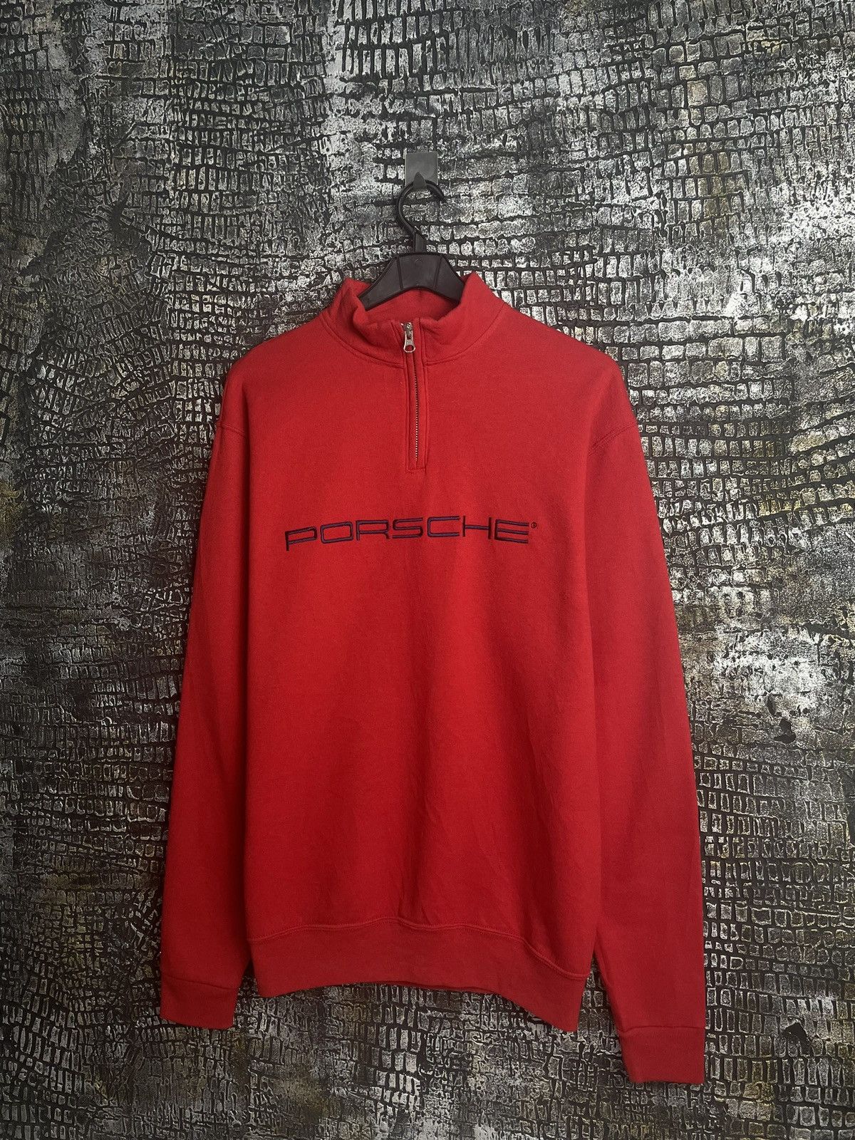 Porsche Design Porsche 90s Vintage Logo Zip Sweatshirt Crewneck Size US M / EU 48-50 / 2 - 3 Thumbnail