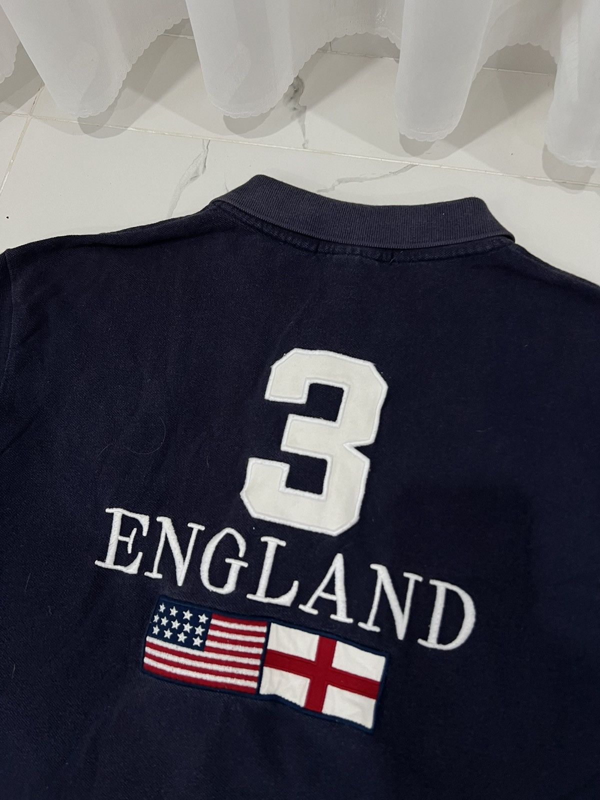 Polo Ralph Lauren × Vintage 90’s POLO RALPH LAUREN UK ENGLAND USA FLAG RARE CHIEF KEEF Size US XL / EU 56 / 4 - 8 Thumbnail
