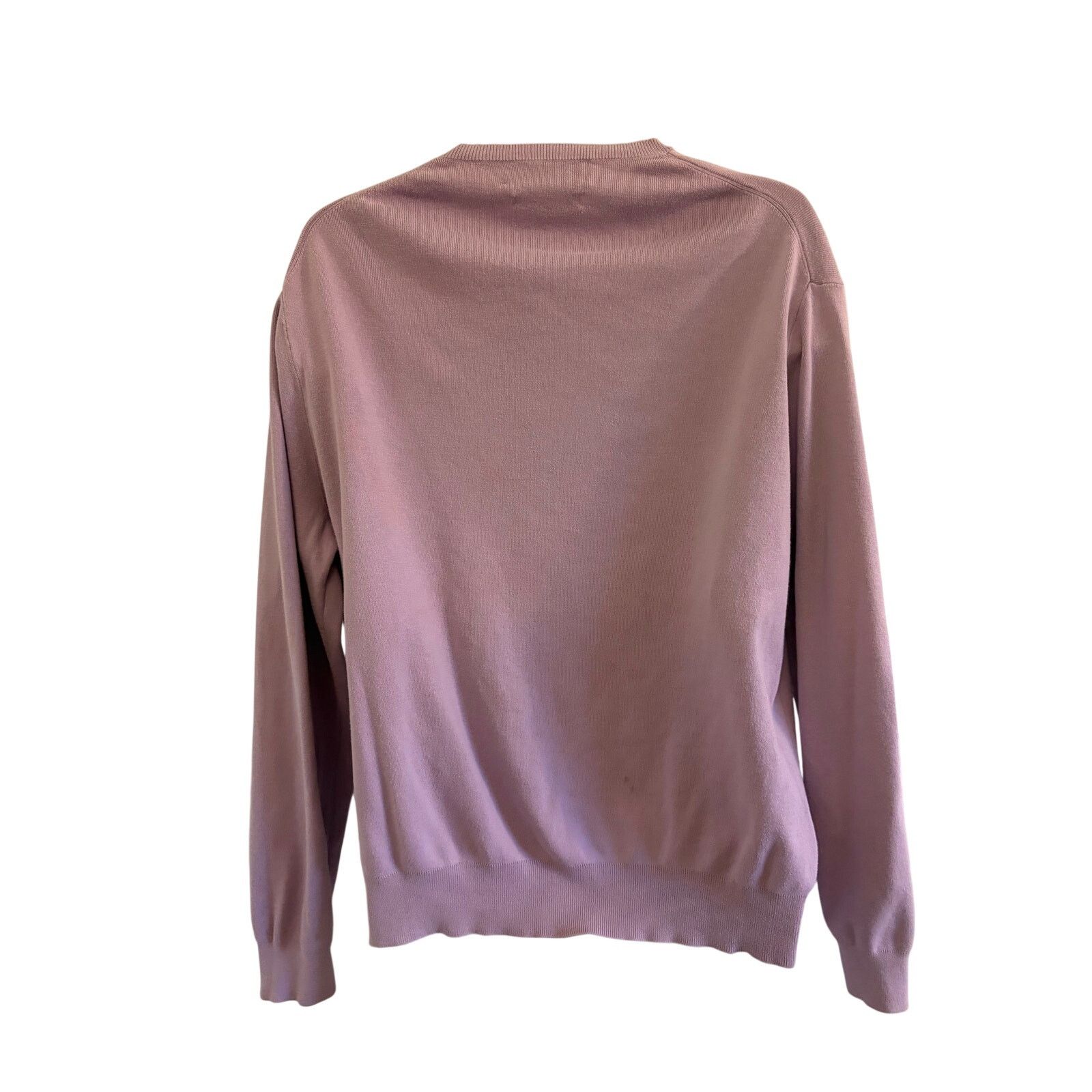 Polo Ralph Lauren Vintage Polo Ralph Lauren Light Purple V-neck Sweater. XXL Size US XXL / EU 58 / 5 - 4 Thumbnail