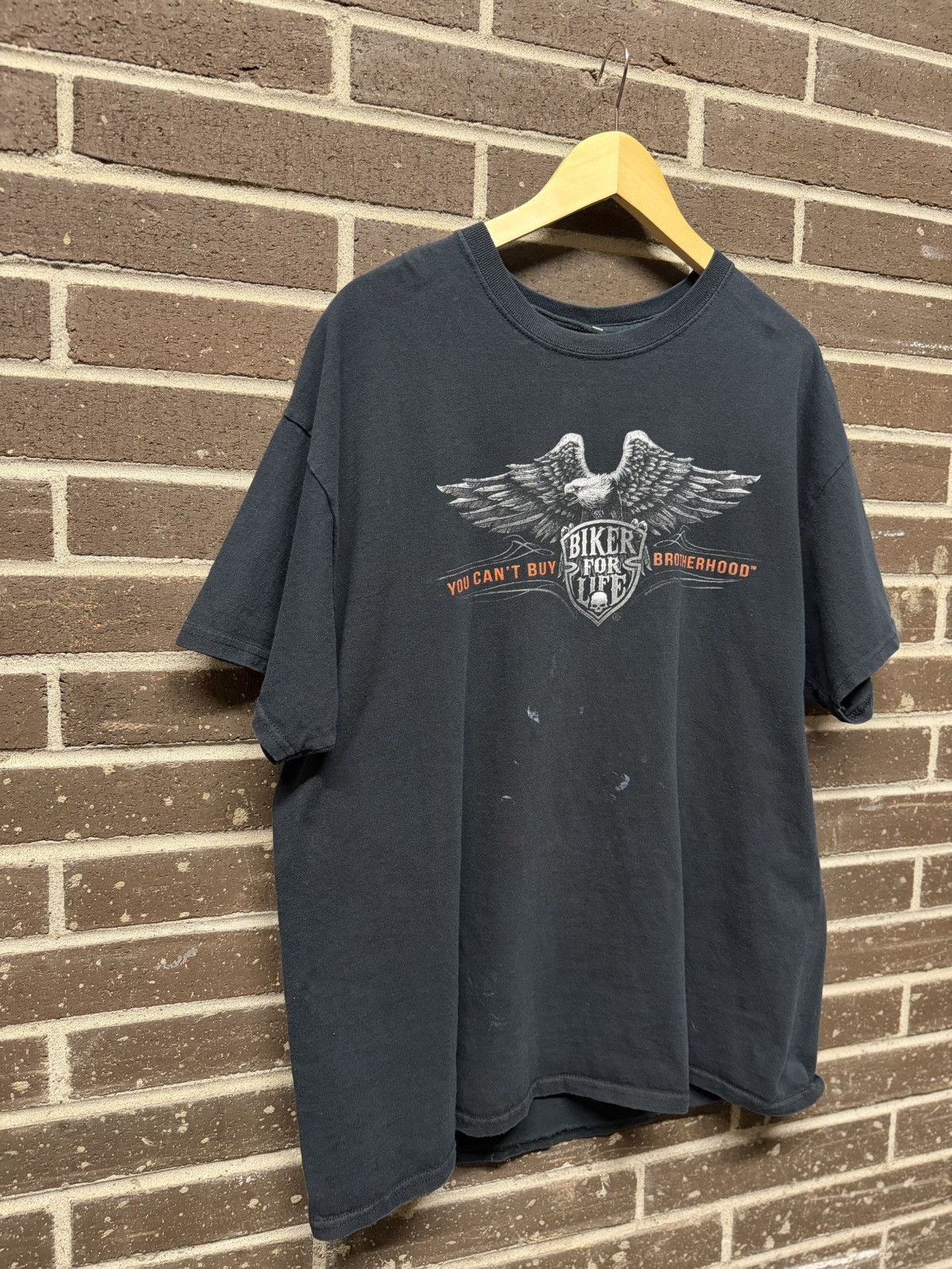 Vintage Thrashed Vintage (2014) Harley Tee Size US XL / EU 56 / 4 - 3 Thumbnail