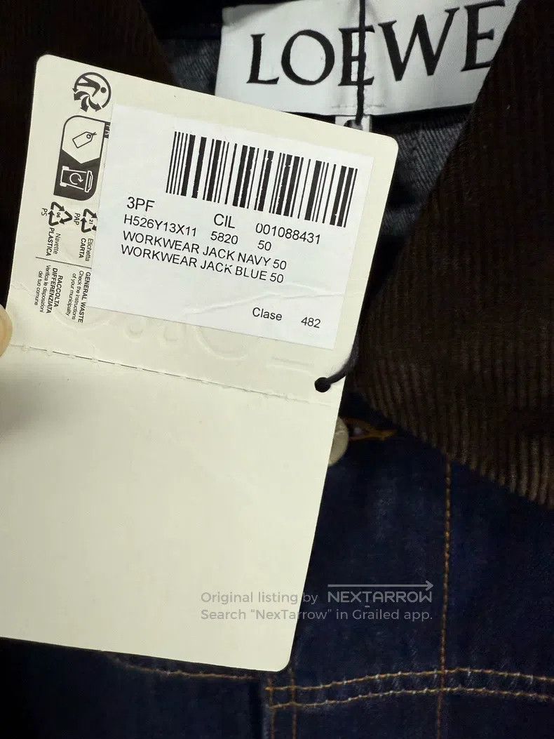 Loewe Loewe Solid-colored single-breasted collar-turned loose lo Size US M / EU 48-50 / 2 - 5 Thumbnail