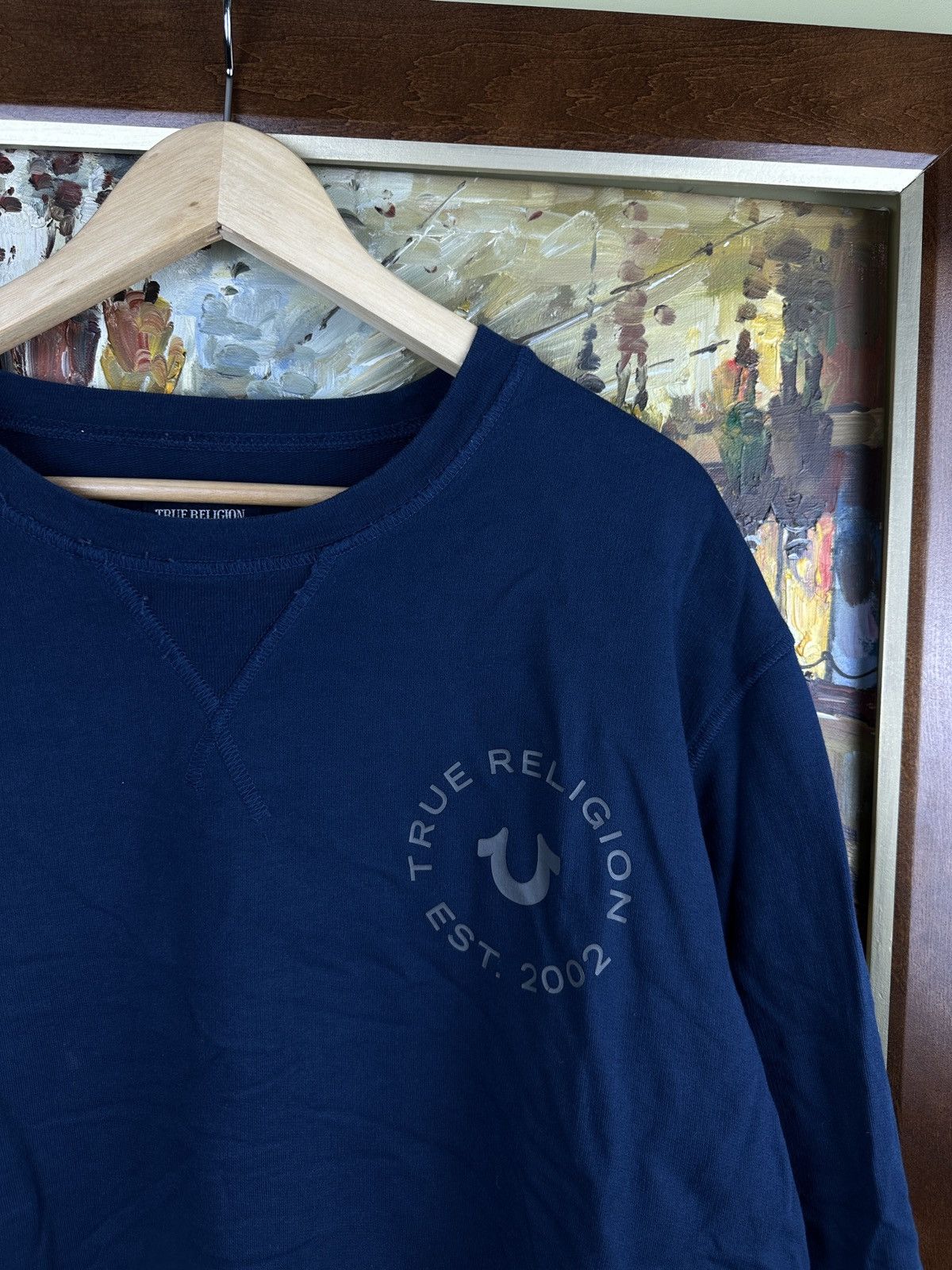 True Religion True Religion logo crewneck Size US XXL / EU 58 / 5 - 2 Thumbnail