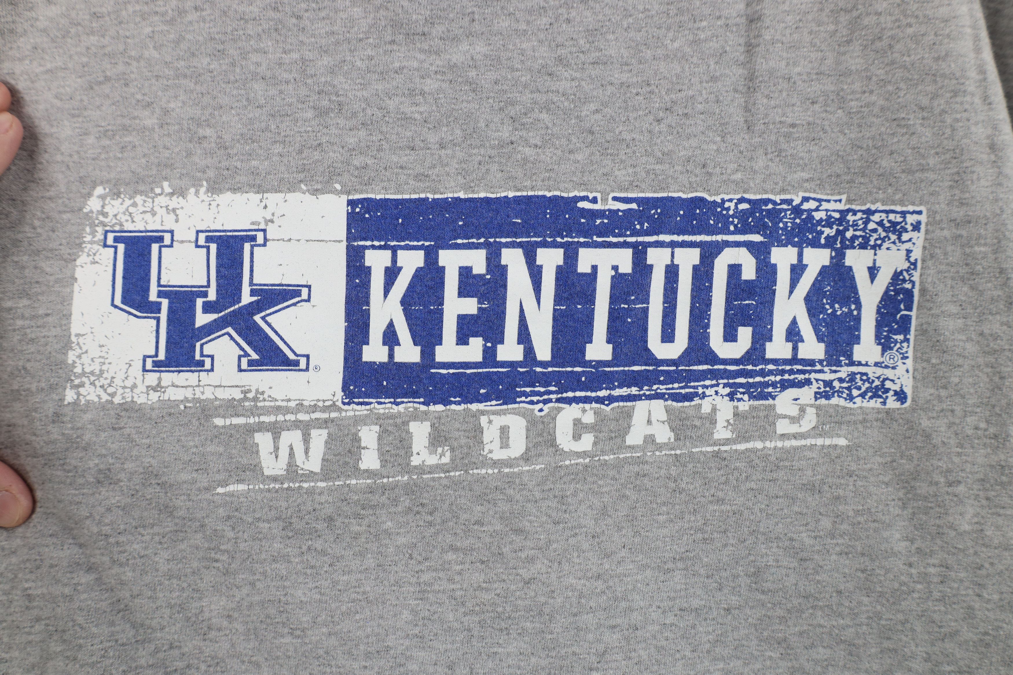 Vintage Vintage Y2K University of Kentucky Short Sleeve T-Shirt Gray Size US L / EU 52-54 / 3 - 4 Thumbnail