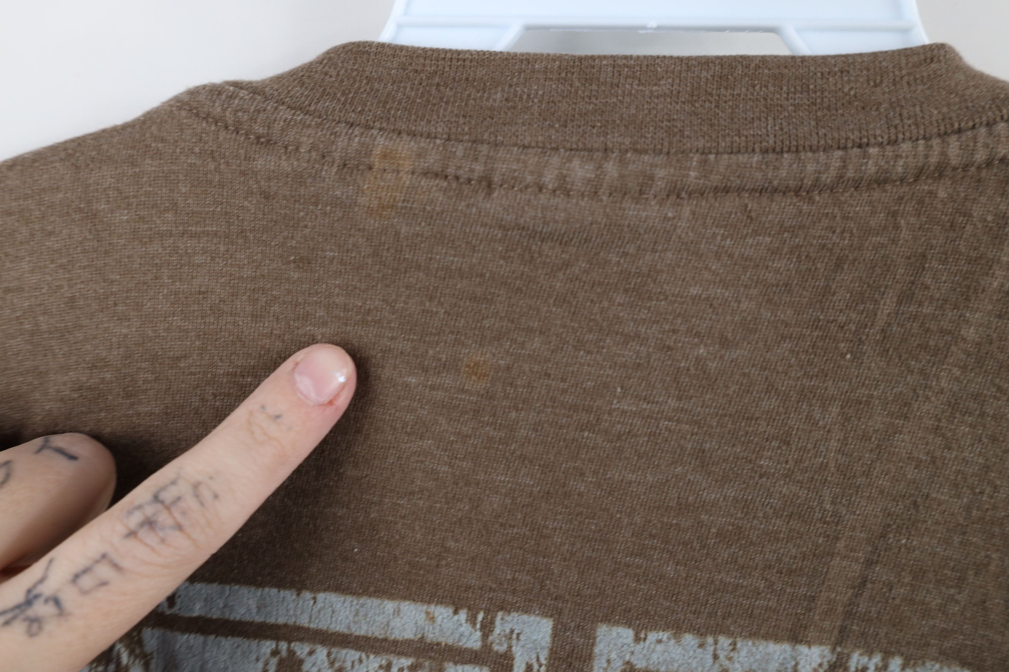 Vintage Vintage 90s Bugle Boy Baggy Fit Short Sleeve T-Shirt Brown Size US XXL / EU 58 / 5 - 10 Thumbnail