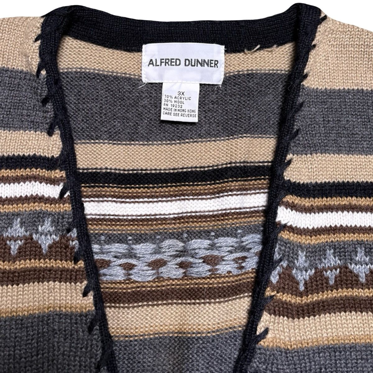 Other Vintage Alfred Dunner Sweater Vest Earth Tone Womens 3X Boho Size 3XL / US 20-22 - 2 Thumbnail