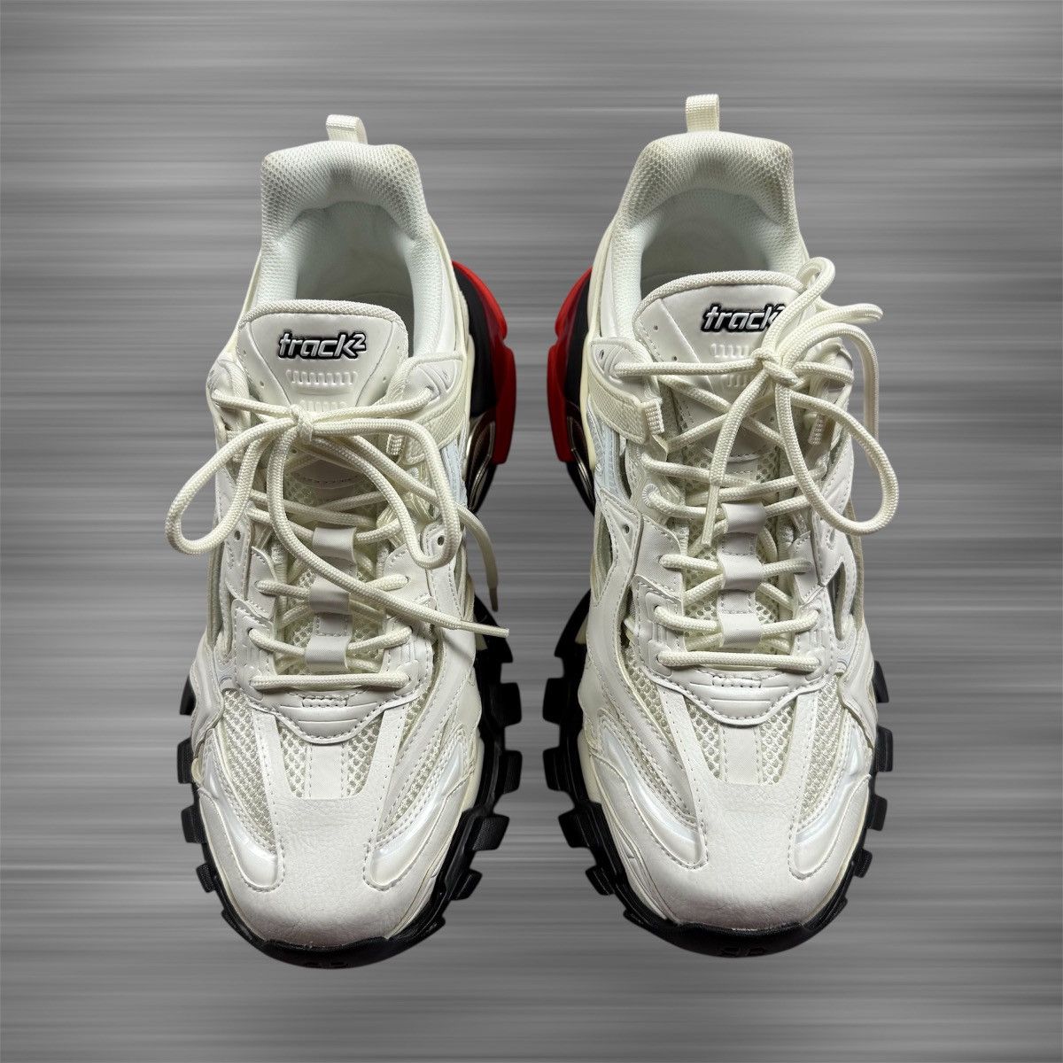 Balenciaga Balenciaga Track 2 ‘White Red’ Shoes Size US 9 / EU 42 - 3 Thumbnail