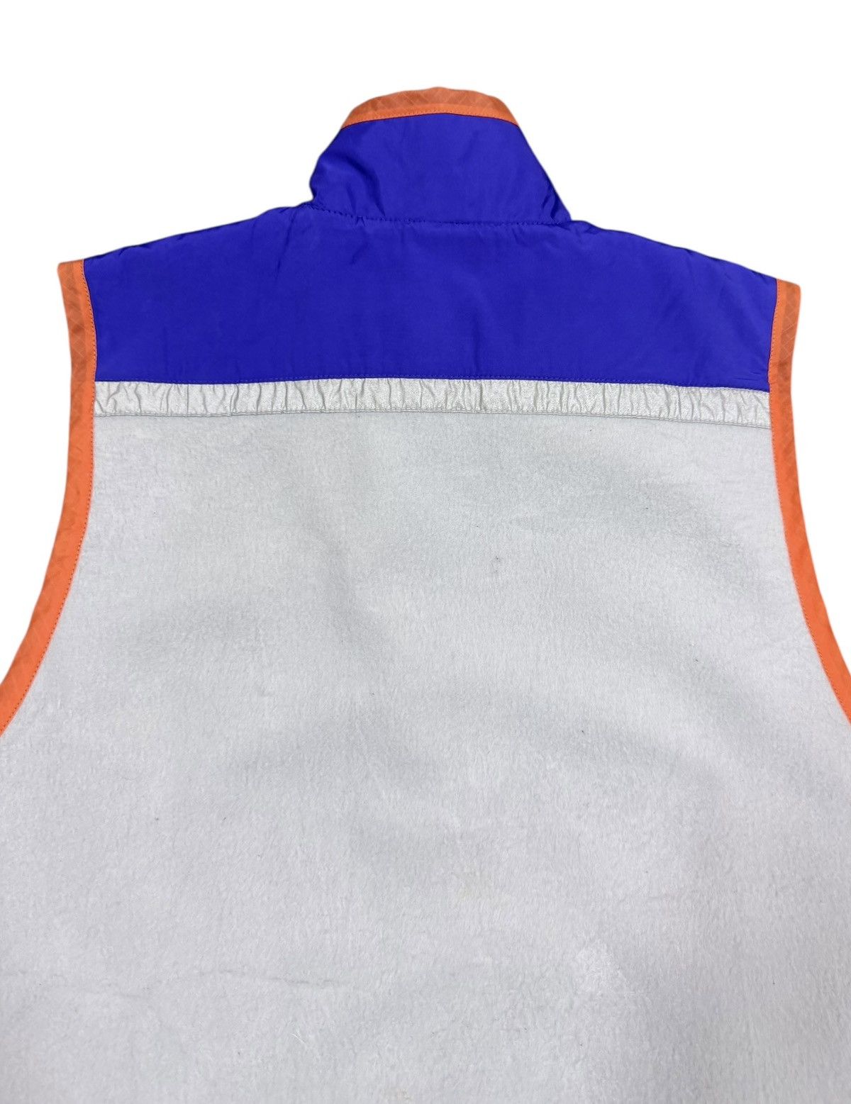 Nike Vtg🌟y2k Nike Multicolor Vest Zipper Jacket Made In Japan Size 40L - 14 Thumbnail