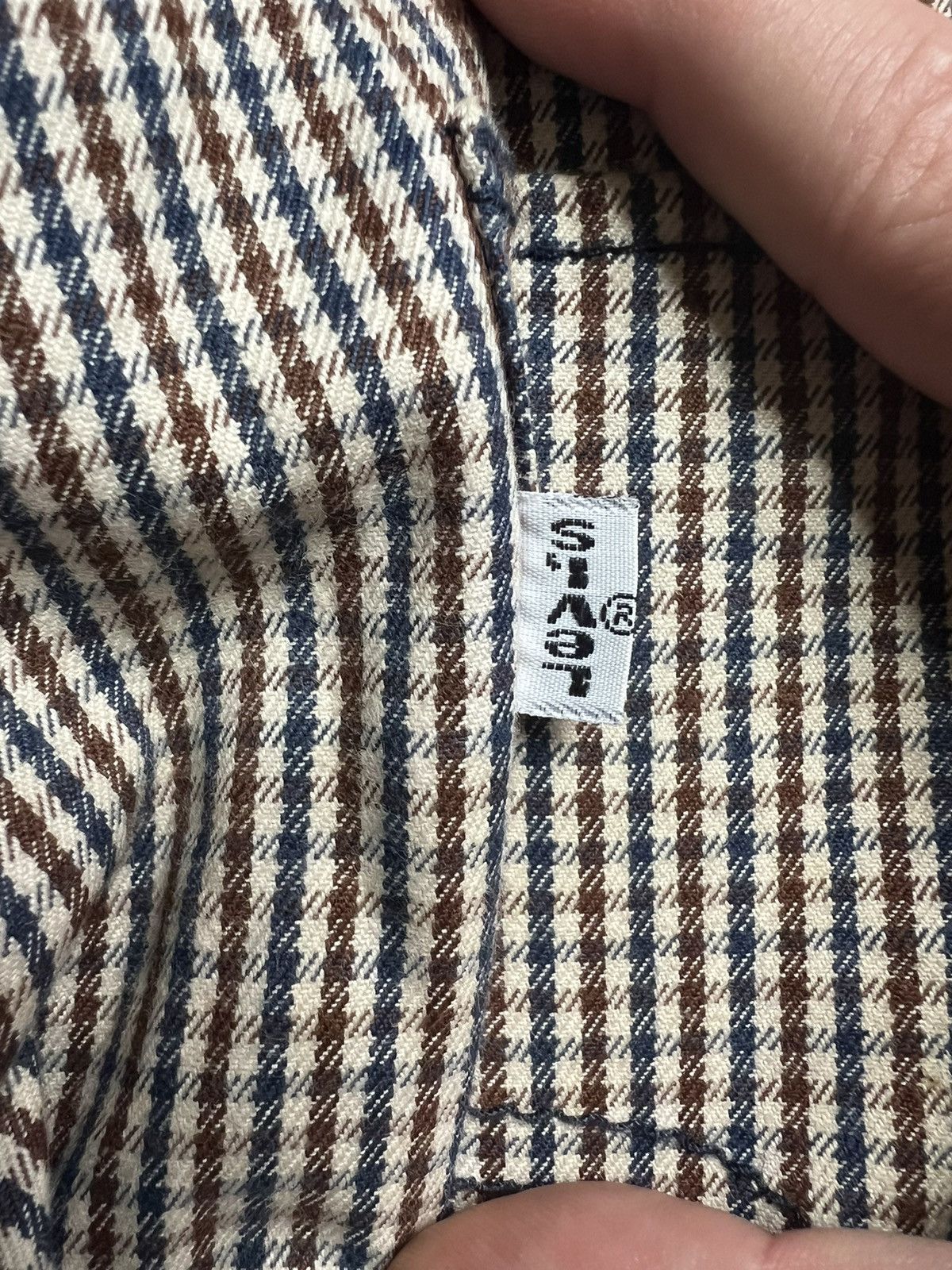 Levi's × Levi's Vintage Clothing × Vintage Tan/Navy Plaid Vintage Levi’s Reissue 511 pants white tab Size US 32 / EU 48 - 8 Thumbnail