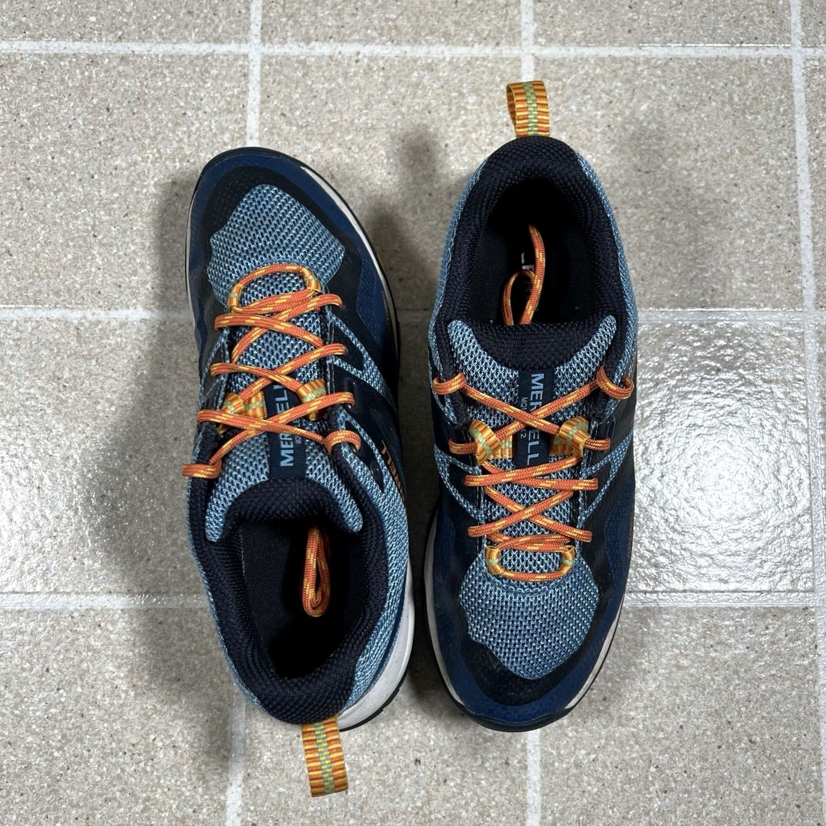 Merrell Merrell MQM Flex Connect Hiking Sneakers Mens 8.5 Blue Orange J036313 Size US 9 / EU 42 - 6 Thumbnail
