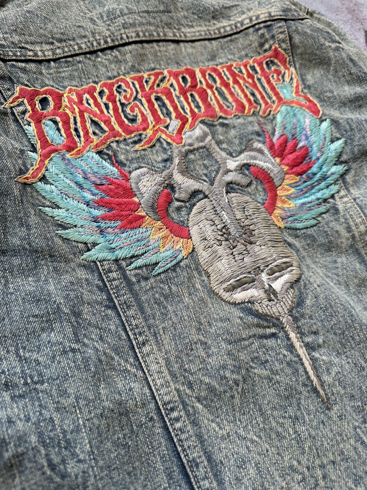 Backbone 2010S/S Backbone vintage mudwash trucker jacket Size US S / EU 44-46 / 1 - 8 Thumbnail